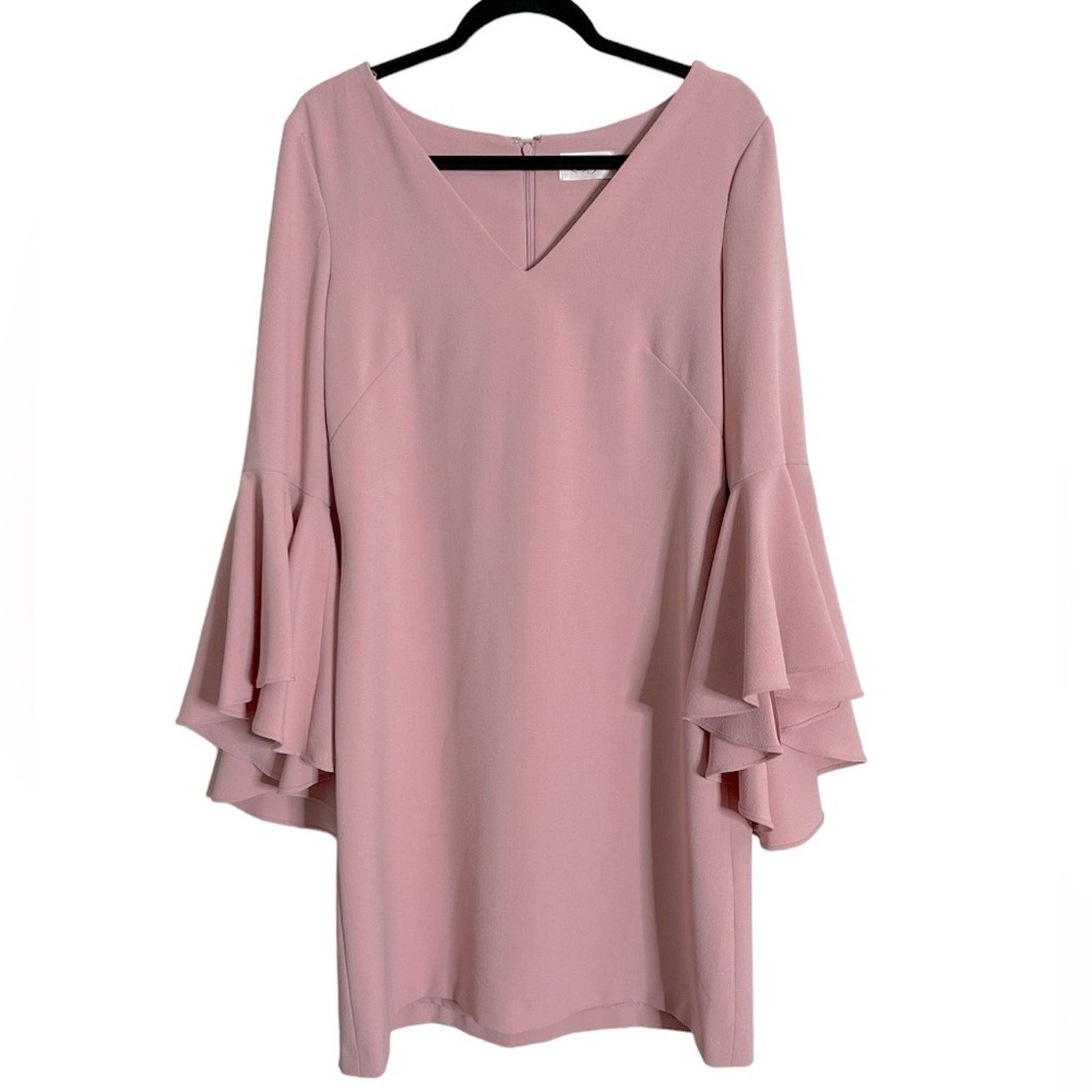 Other Eliza J Bell Sleeve Sheath Dress Blush Soft Pink Size 10 Size M / US 6-8 / IT 42-44 - 3 Thumbnail