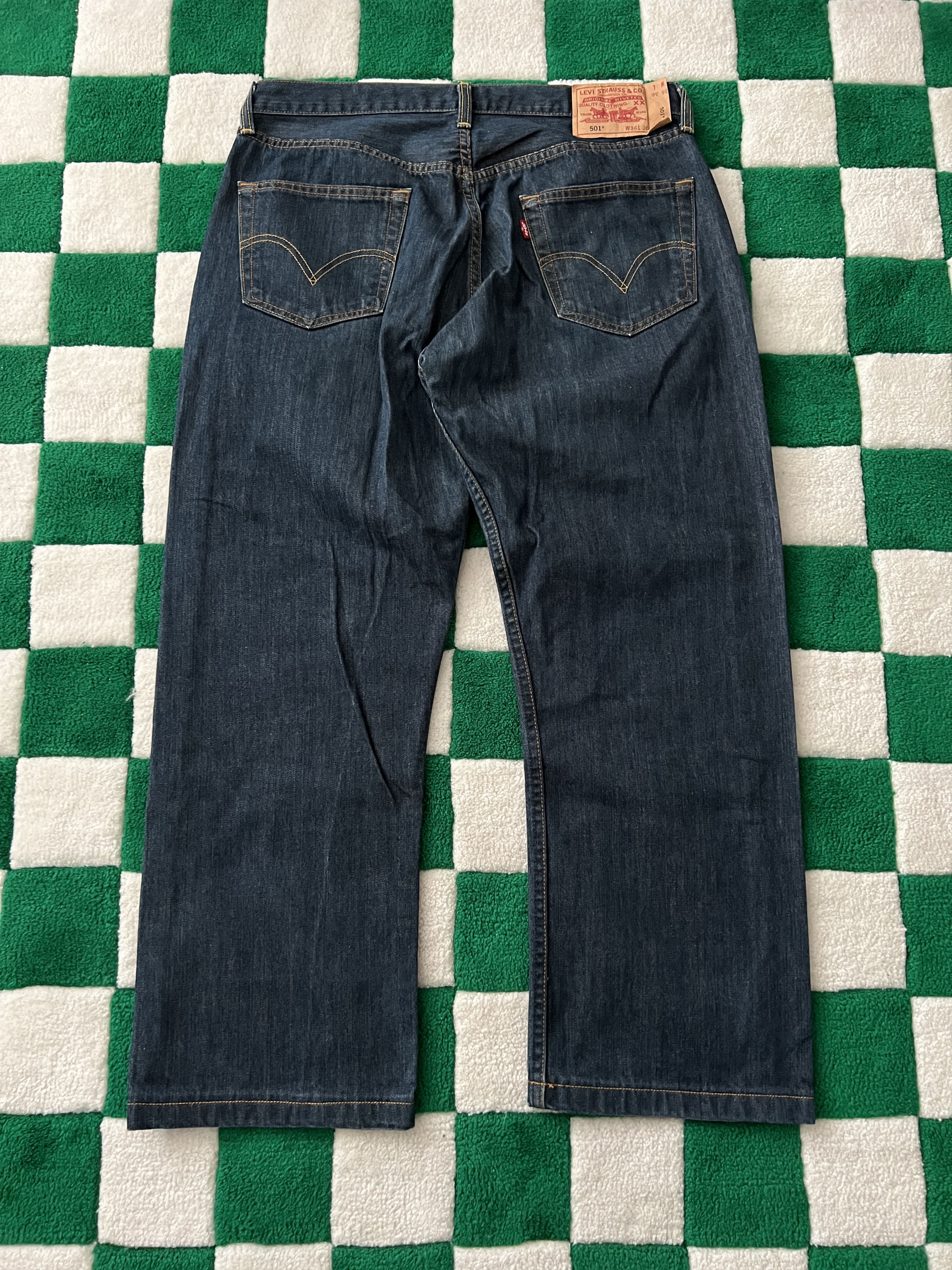 Levi's Vintage 2000s Levis 501 Denim Jeans Size US 36 / EU 52 - 1 Thumbnail