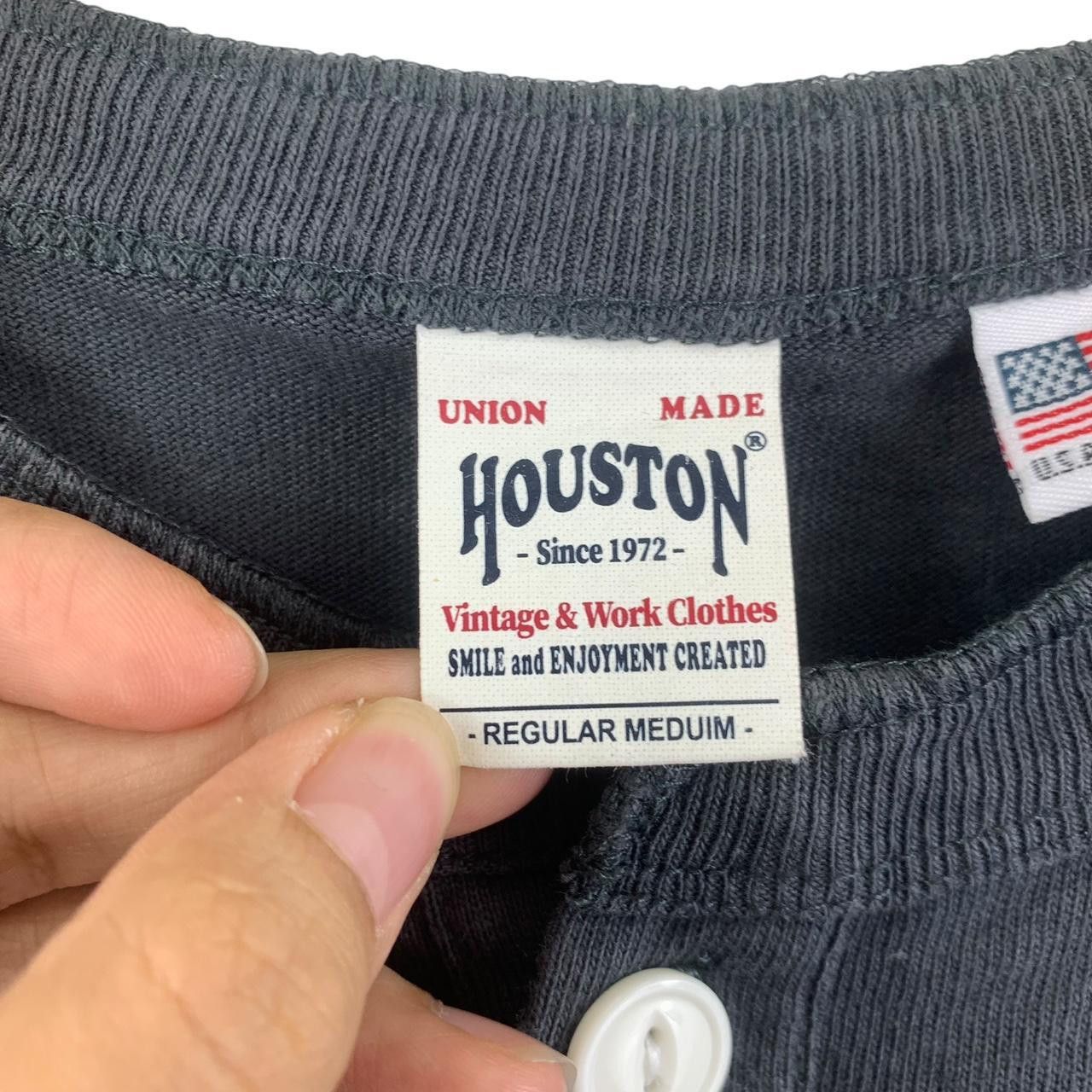 Vintage Vintage HOUSTON UNION MADE USA Cotton Tee Shirt Top Size M / US 6-8 / IT 42-44 - 3 Thumbnail