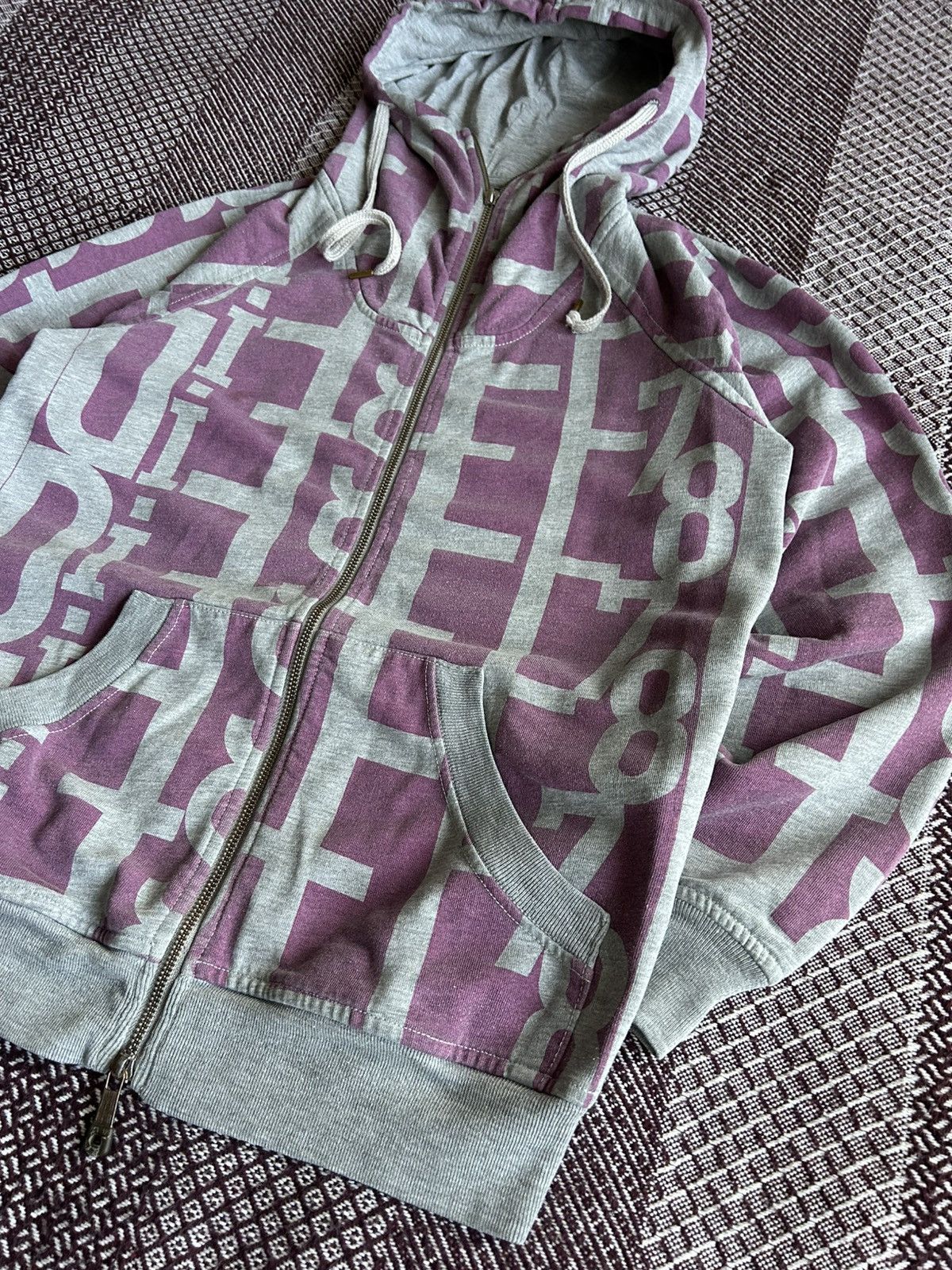 Diesel Vintage Diesel 90s Monogram Y2k Zip Hoodie Streetwear Size M Size M / US 6-8 / IT 42-44 - 5 Thumbnail