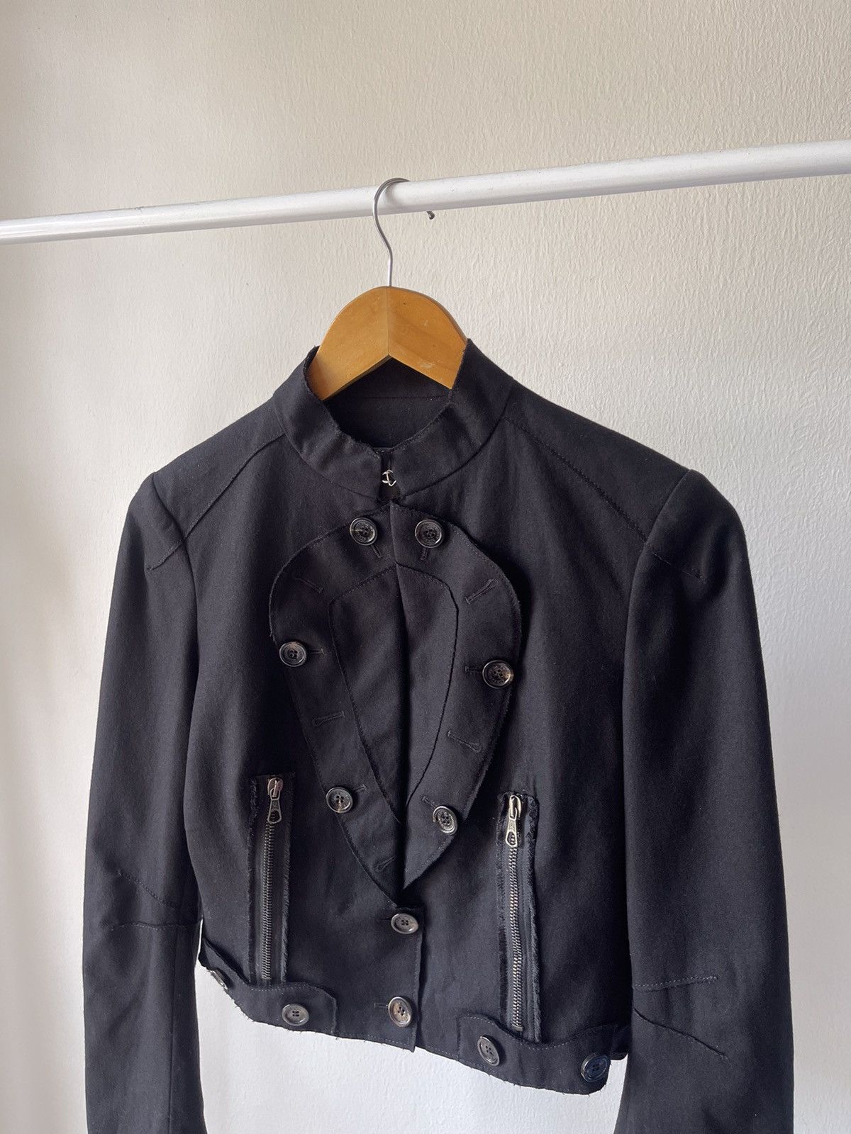 Alexander McQueen 2000s AlexanderMcqueen Wool Punk Zip Style Jacket 96 Size US XS / EU 42 / 0 - 6 Thumbnail