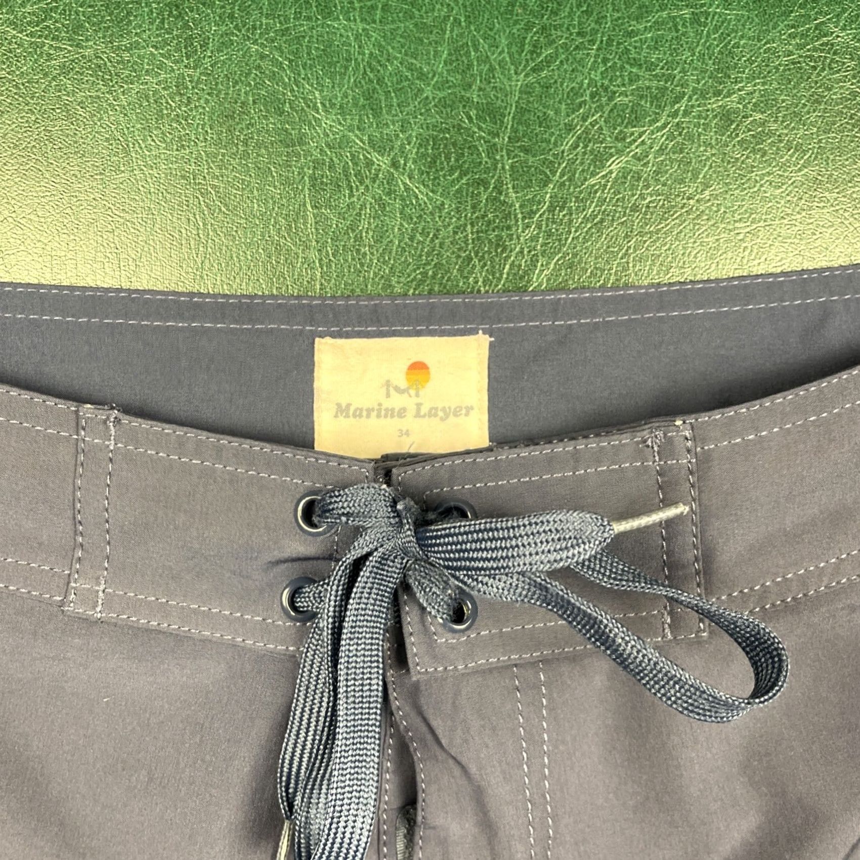 Marine Layer Marine Layer Board Shorts Men 34 Blue Stripe Beach Surf Poolside Size US 34 / EU 50 - 2 Thumbnail