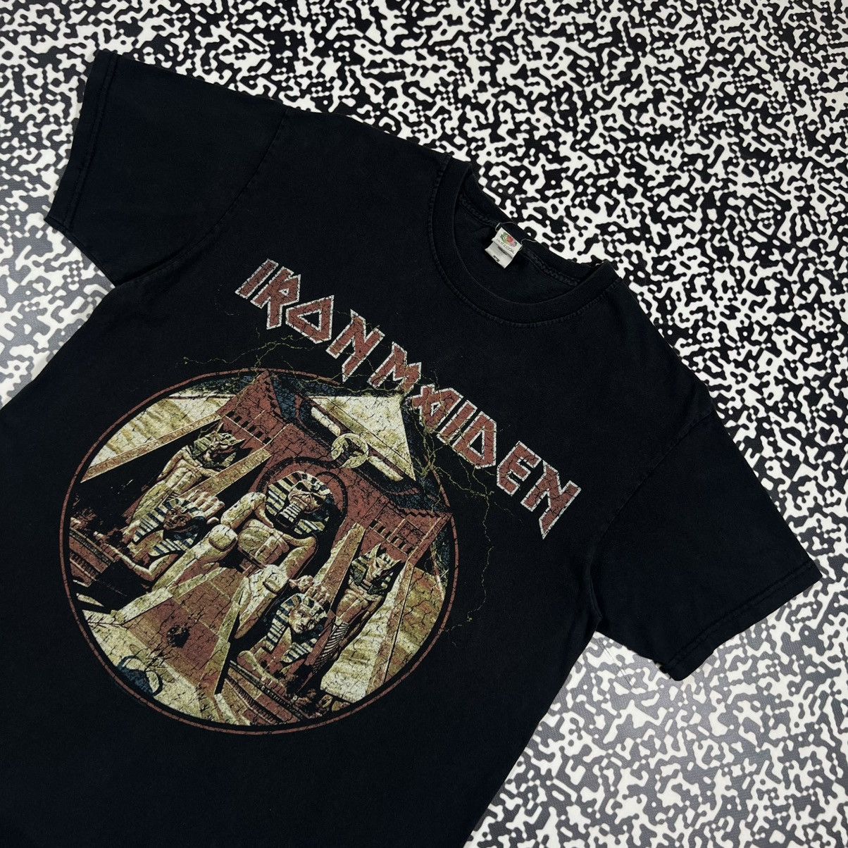 Iron Maiden Vintage Y2K Iron Maiden Faded Band Rock Style Tour T-shirt Size US M / EU 48-50 / 2 - 4 Thumbnail