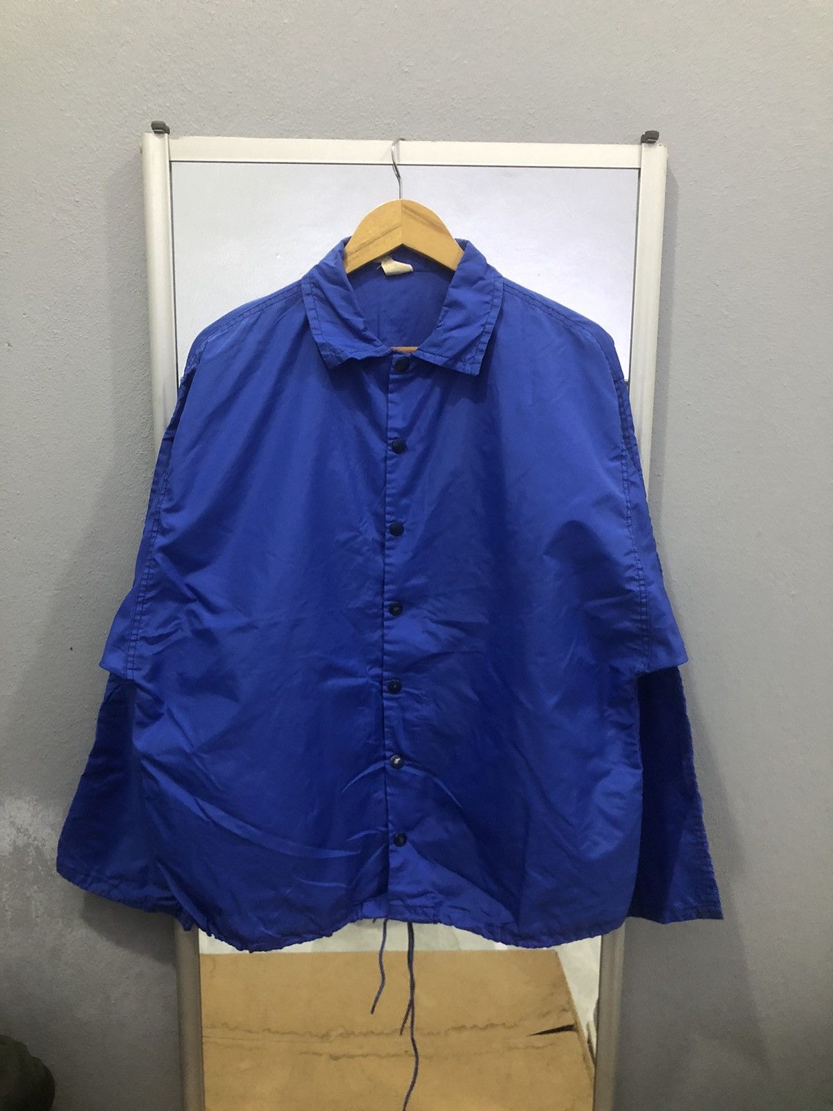 Russell Athletic Vintage 70s Russell USA Nylon Coach Jacket Size US M / EU 48-50 / 2 - 1 Thumbnail