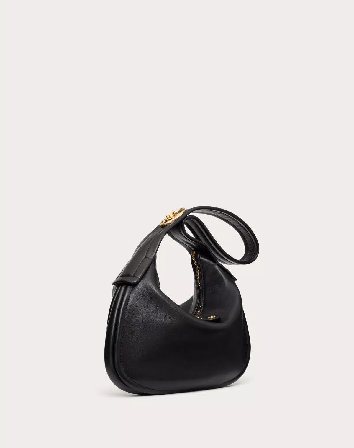 Valentino oc11z0725 Size:OS/ Small Go-Hobo Bag in Black Size ONE SIZE - 2 Thumbnail