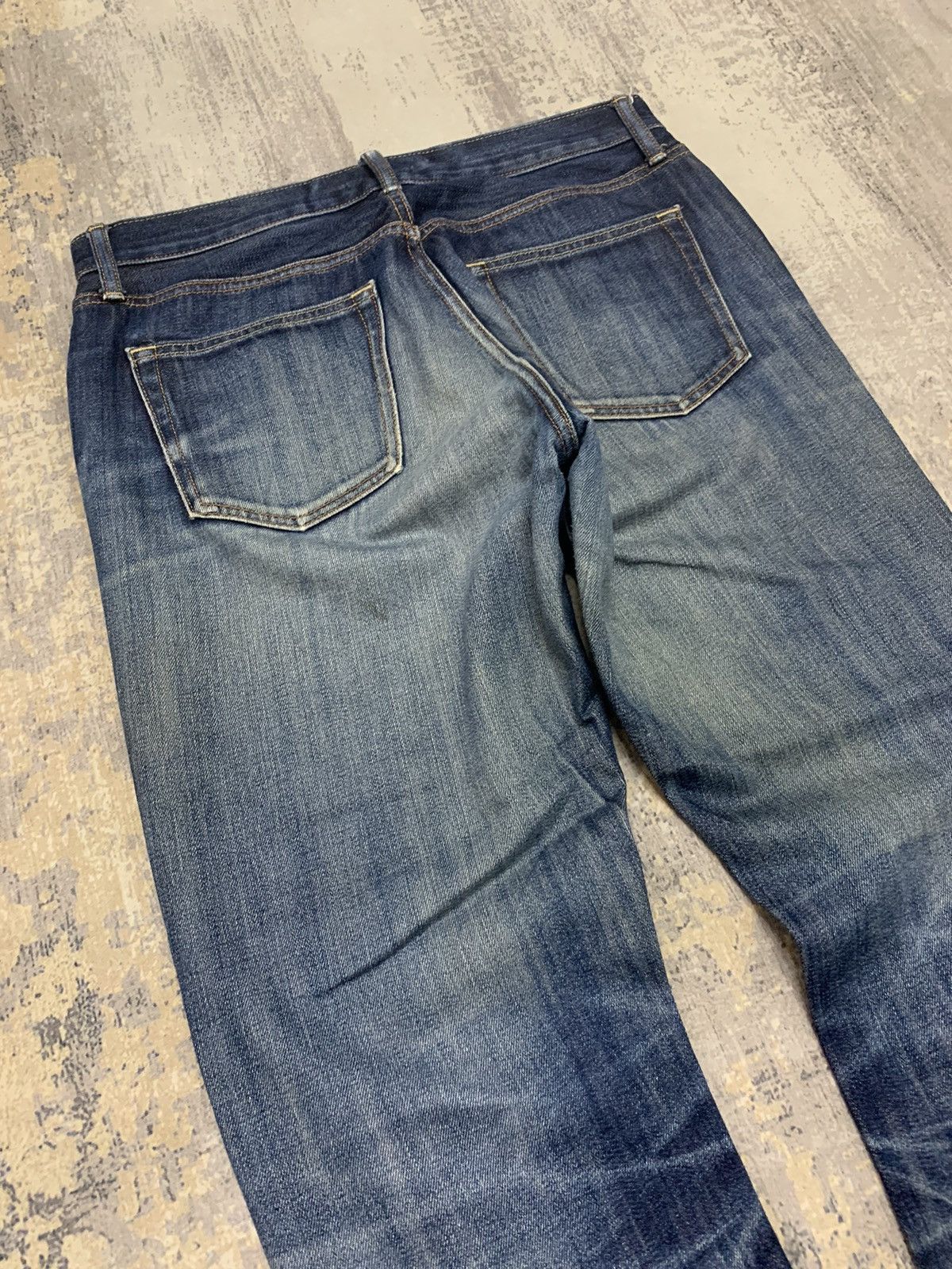 Japanese Brand Vtg Japanese Uniqlo Baggy Faded Jeans W34x27 Size US 34 / EU 50 - 9 Thumbnail