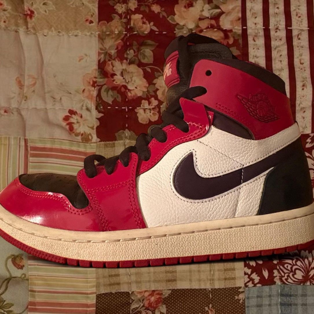 Nike Jordan 1 High Zoom Air CMFT Patent Chicago (Women's) Size US 8.5 / IT 38.5 - 3 Thumbnail