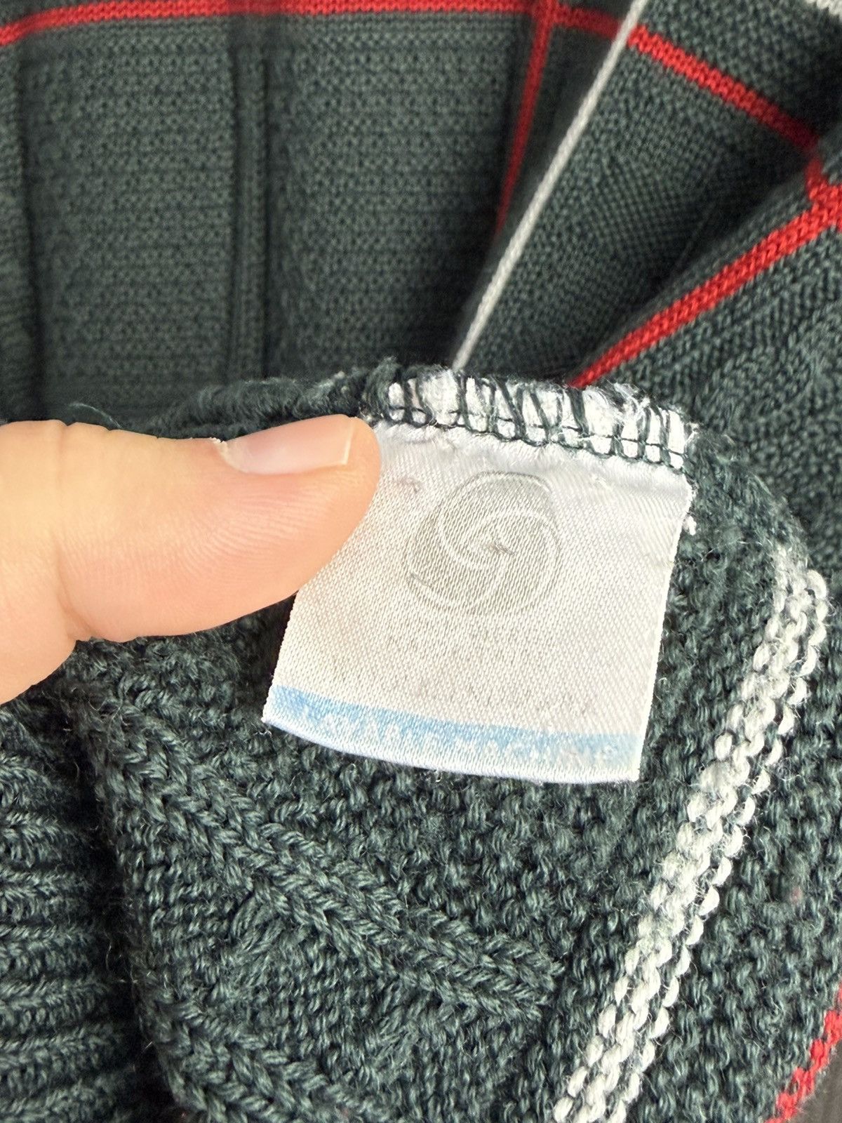 Lacoste Vintage Lacoste Wool Sweater Cable Knit Sweater Size: 6 Size US XL / EU 56 / 4 - 9 Thumbnail