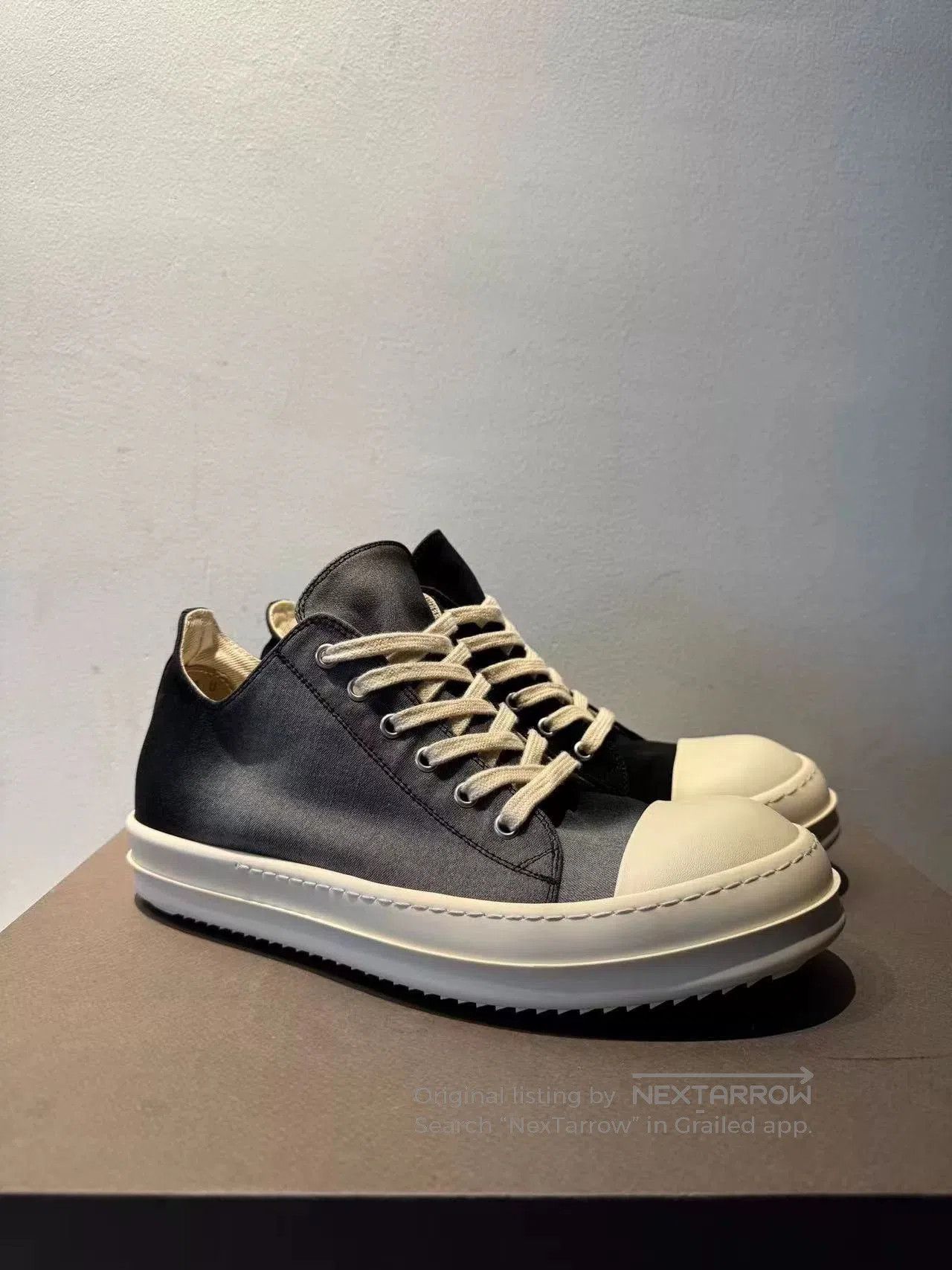 Rick Owens Rick Owens Gradual Low Top Sneakers. Size US 8 / EU 41 - 1 Thumbnail