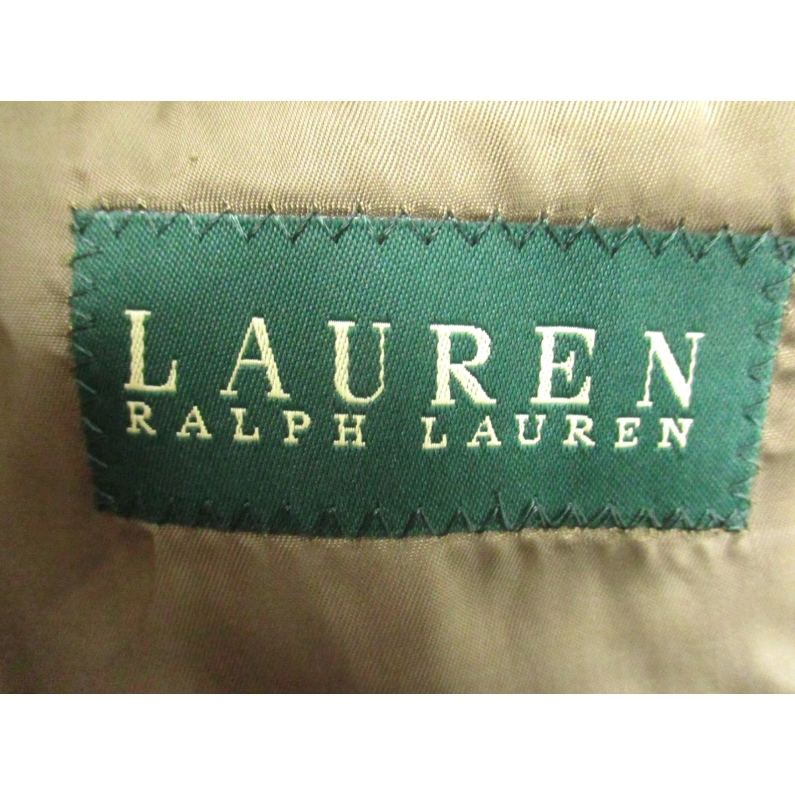 Ralph Lauren LAUREN RALPH LAUREN Sport Jacket 42L Blazer Brown Wool Tweed Notch Lapel Wool Lining 4-Button Sleeve Men Blazer 42L Regular Vintage Sports Theme Mens Size 42R - 4 Thumbnail