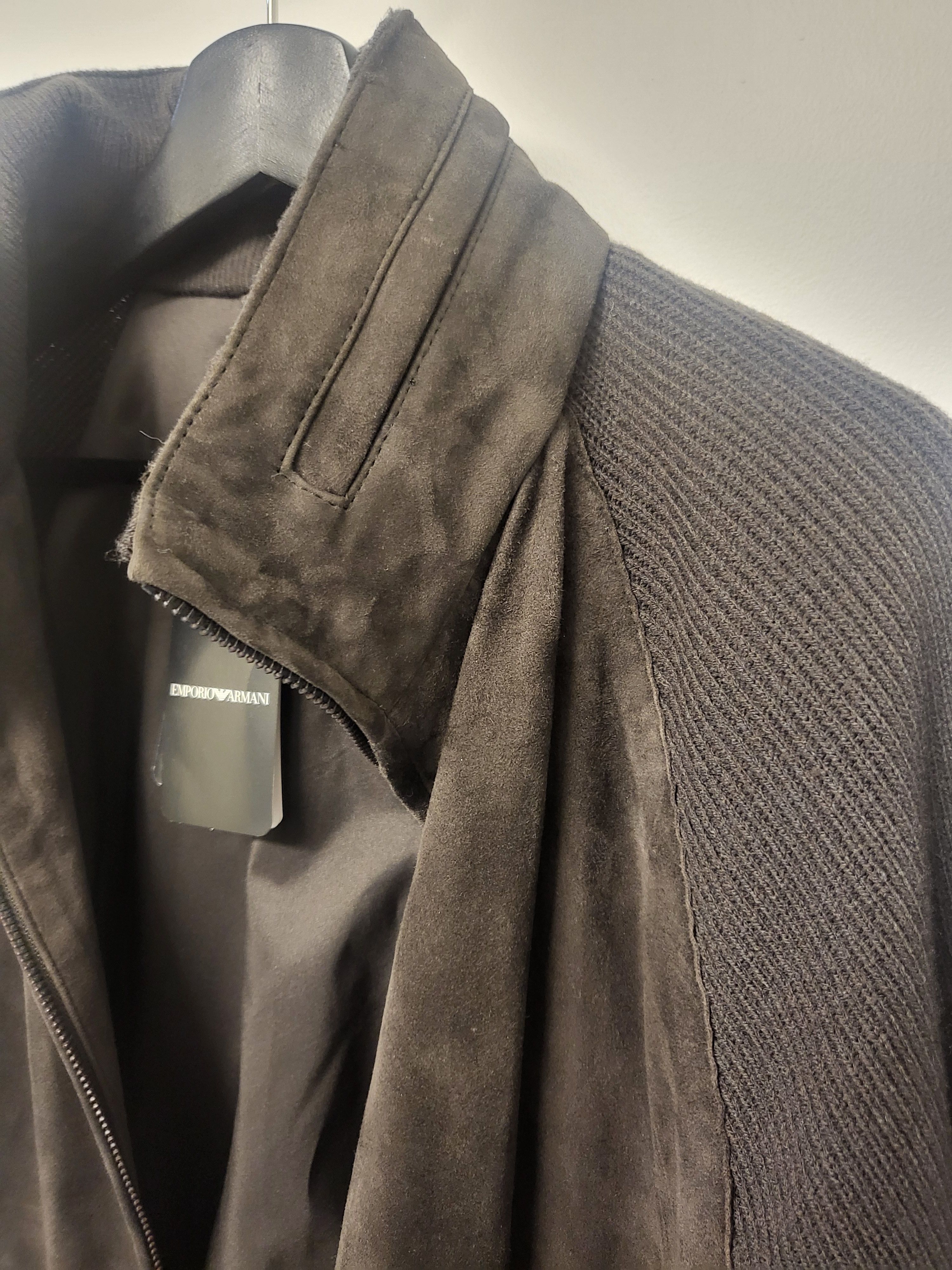 Emporio Armani Emporio Armani suede blouson jacket IT50 US40 Brown Size US M / EU 48-50 / 2 - 6 Thumbnail