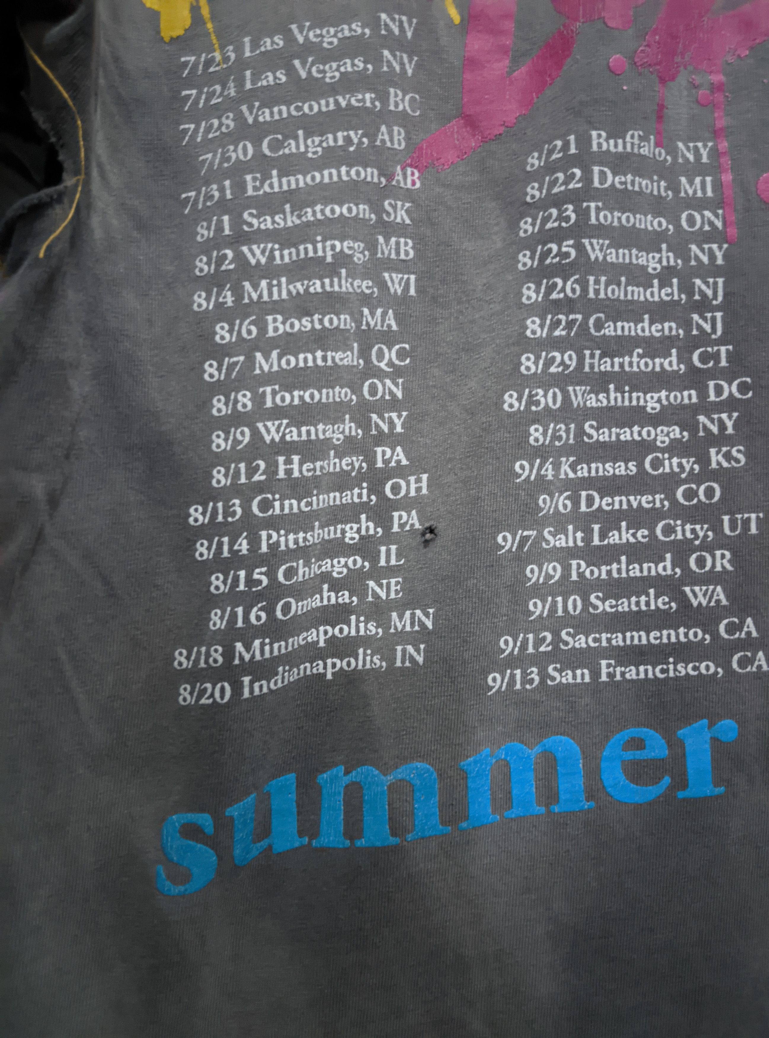Band Tees × Vintage Vintage 2009 thrashed blink 182 tour t shirt Size US M / EU 48-50 / 2 - 12 Thumbnail