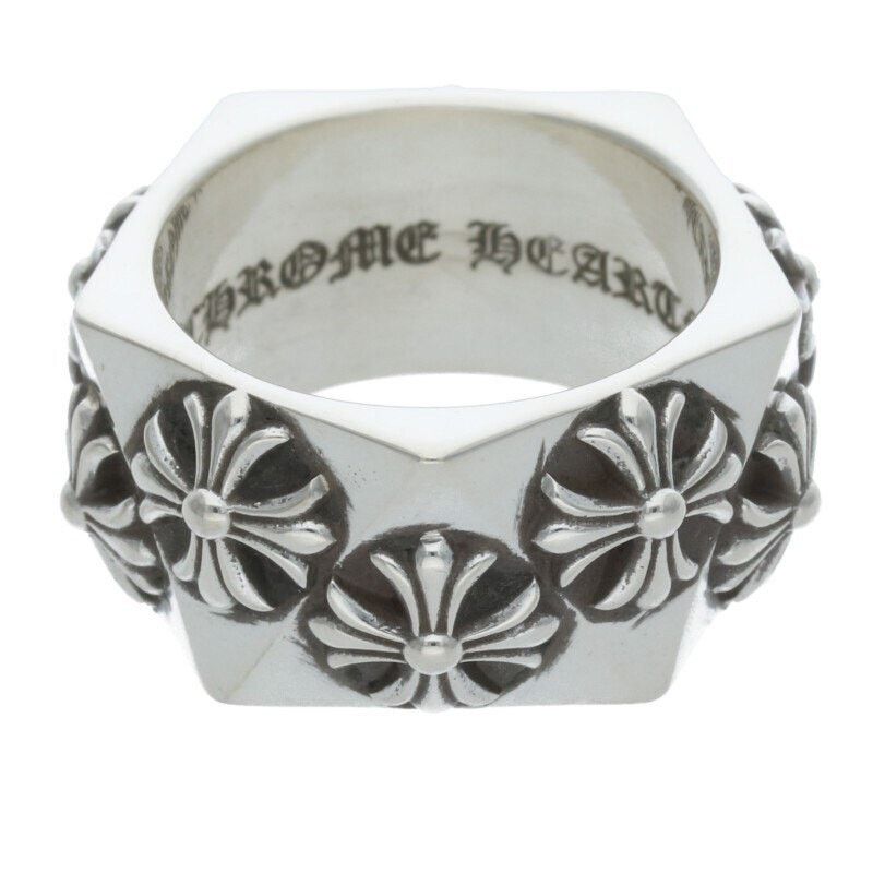 Chrome Hearts Pentagon Ring Chrome Hearts Pentagon Star Ring Silver