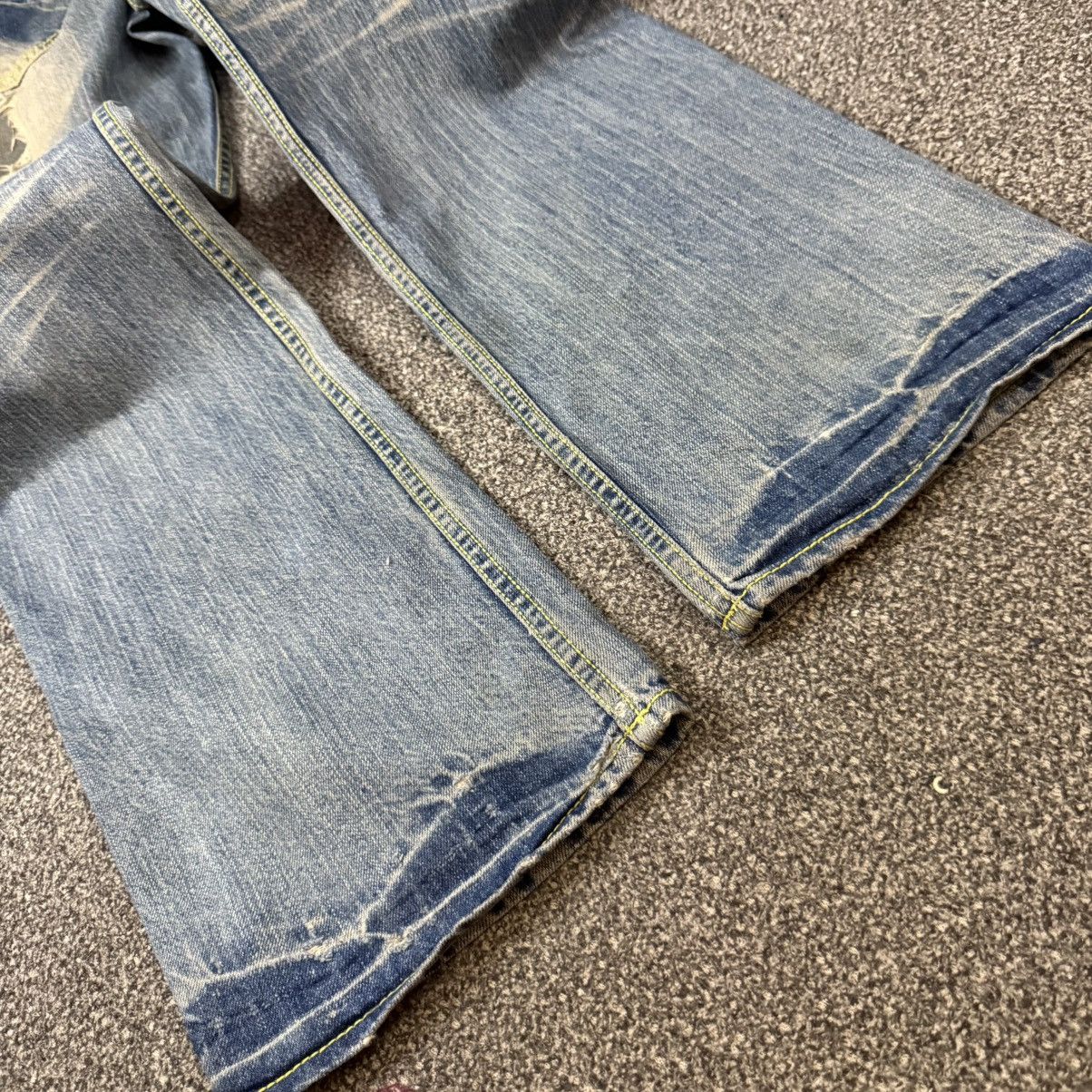 Hysteric Glamour 🔥🇯🇵 Vintage Avant Garde BackStar Paint Patch Denim Size US 33 - 6 Thumbnail