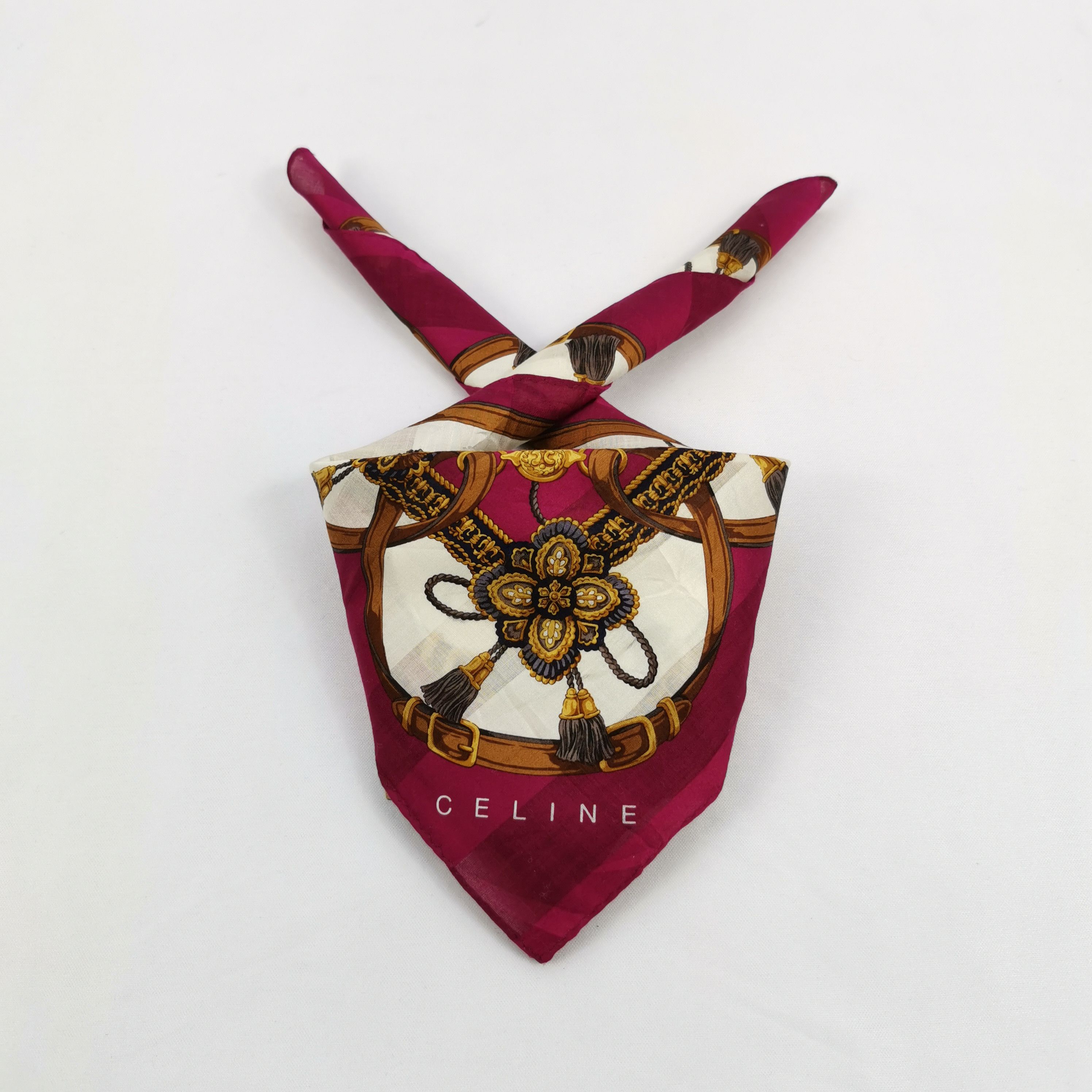Celine Vintage CELINE Handkerchief Neckerchief Bandana Size ONE SIZE - 2 Thumbnail