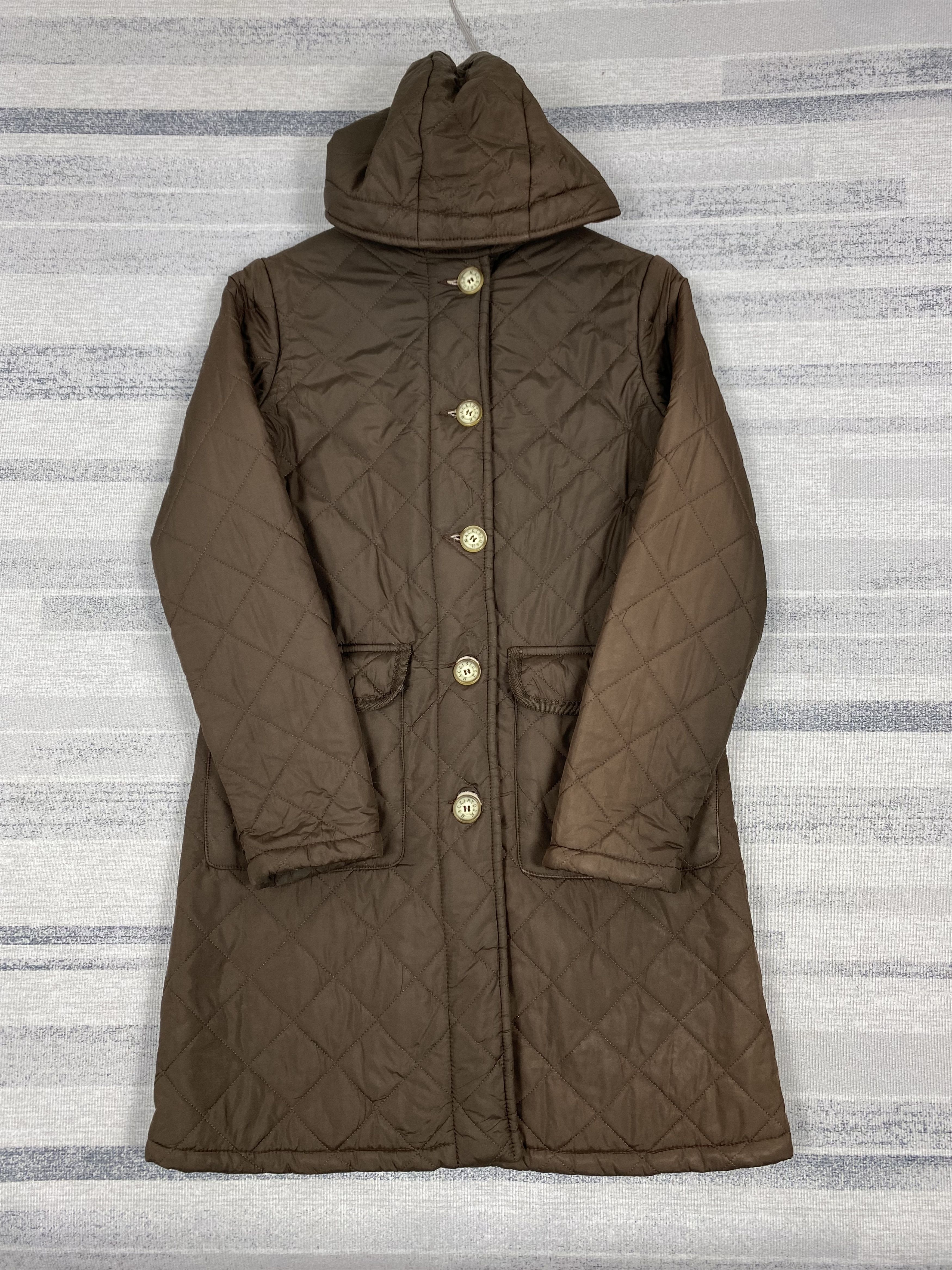 Mackintosh Vintage Mackintosh Quilted Fleece Lining Long Jacket Size US S / EU 44-46 / 1 - 5 Thumbnail
