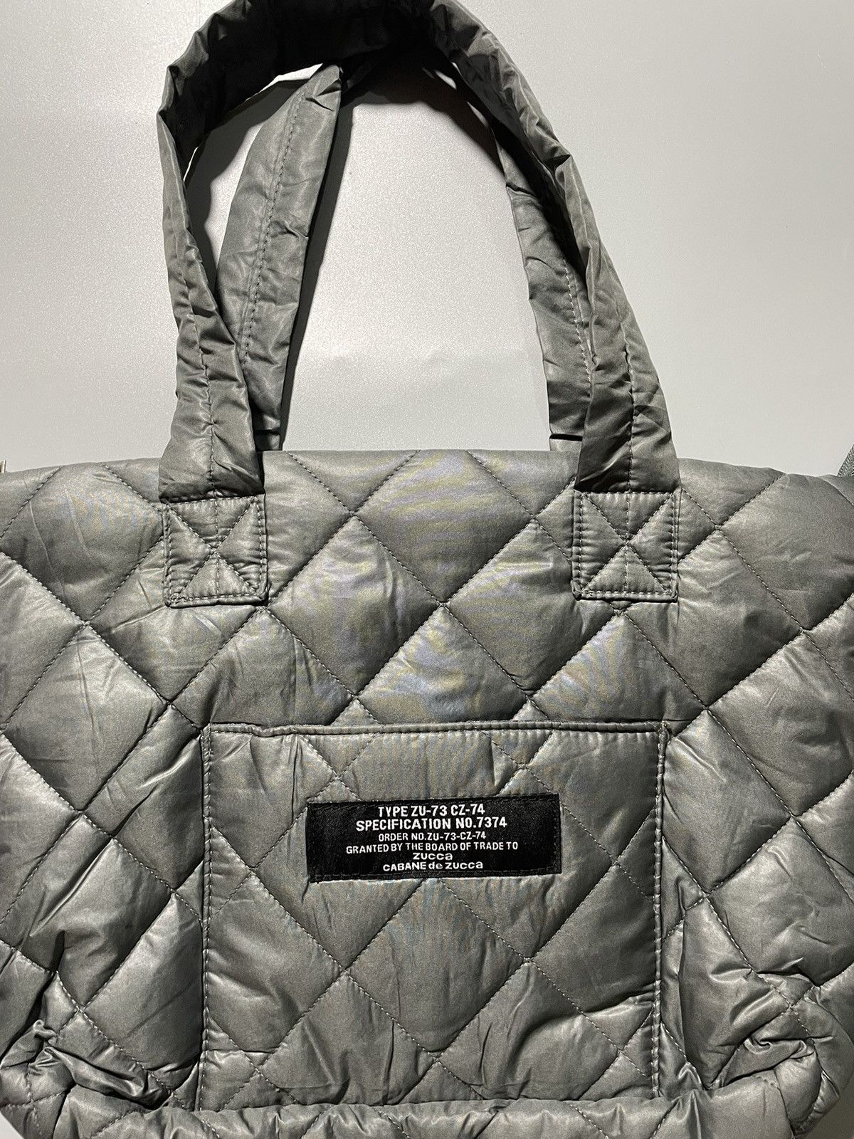 CABANE de ZUCCa Cabane De Zucca Quilted Puffer Tote Bag Size ONE SIZE - 4 Thumbnail