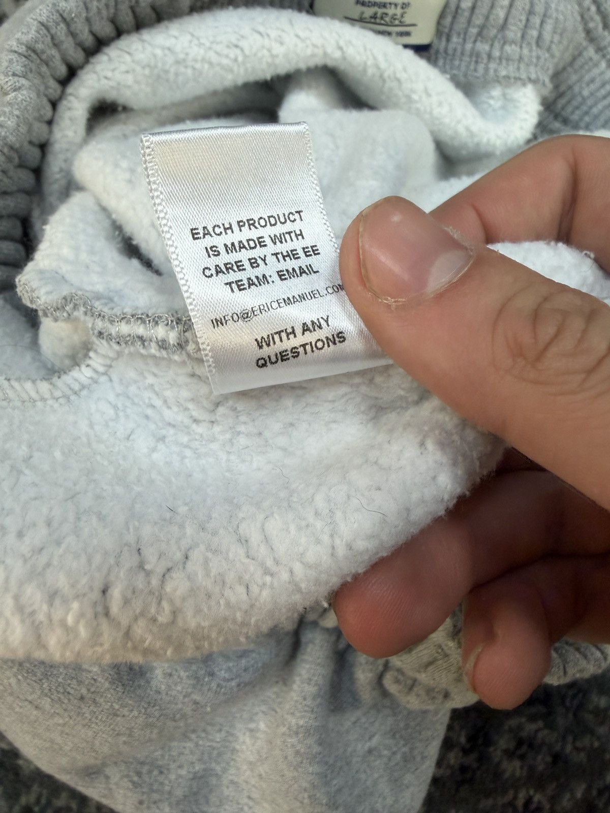 Eric Emanuel Eric Emanuel lakers sweat short grey Size US 34 / EU 50 - 4 Thumbnail