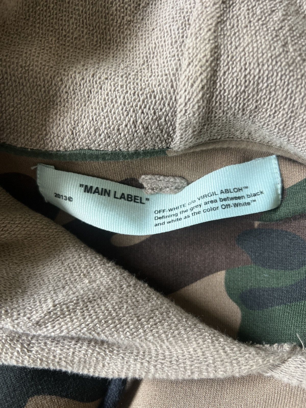 Off-White × Virgil Abloh Off-White Reconstructed Camo Hoodie Size US XL / EU 56 / 4 - 5 Thumbnail