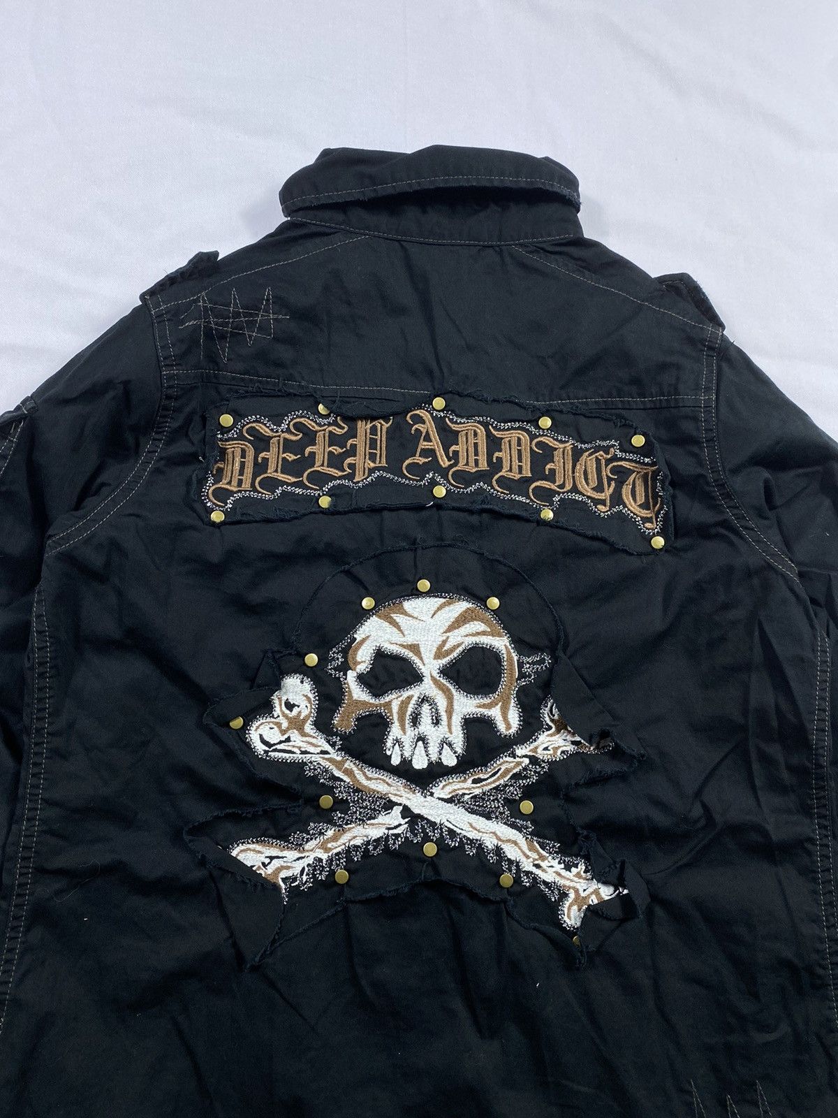 Dig Deep Japanese Dig-Deep gothic skull Button Ups Longsleeve Size US M / EU 48-50 / 2 - 8 Thumbnail