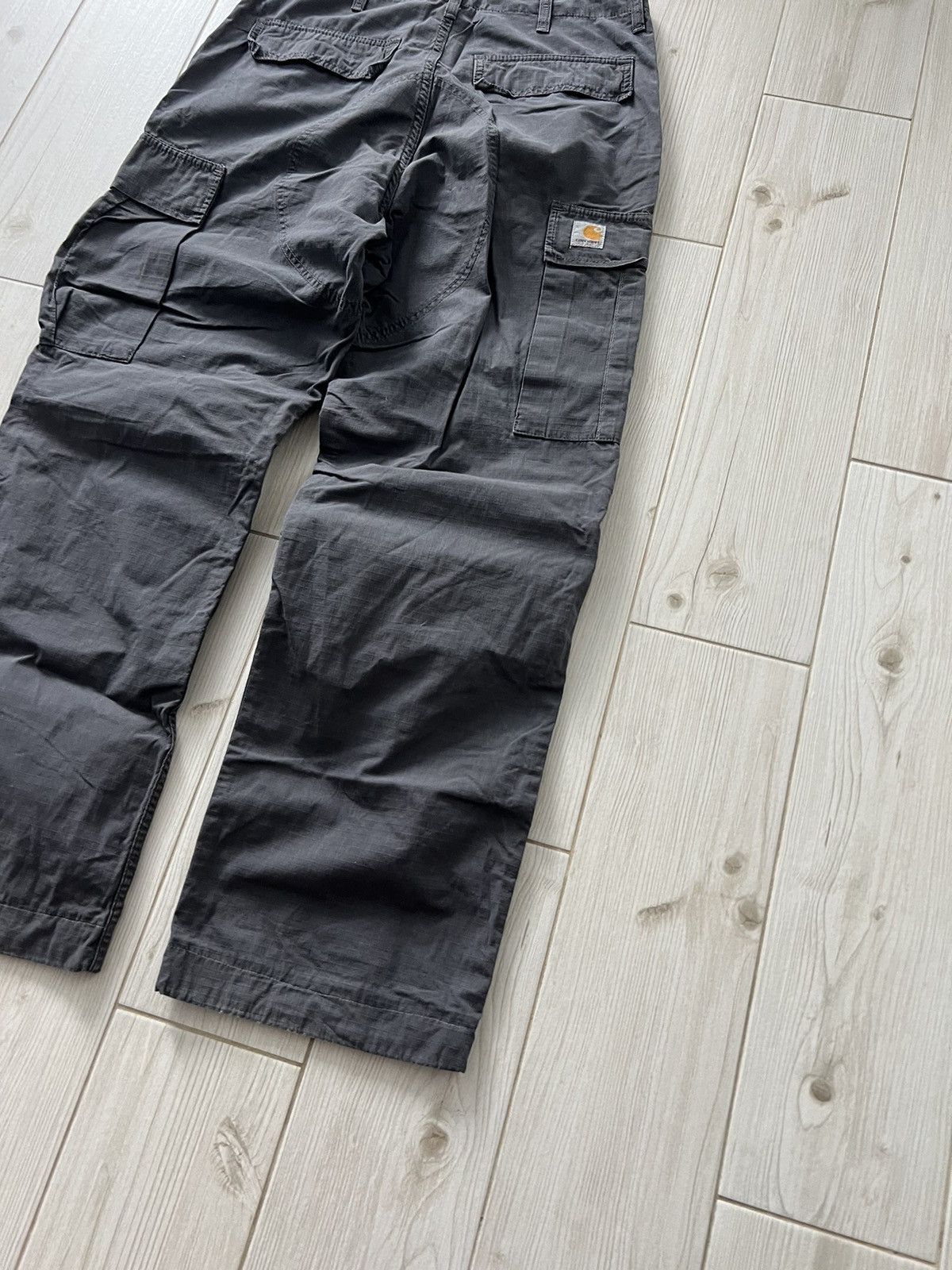 Carhartt Carhartt WIP Pants Baggy Grey Cargo 30/34 Size US 34 / EU 50 - 4 Thumbnail