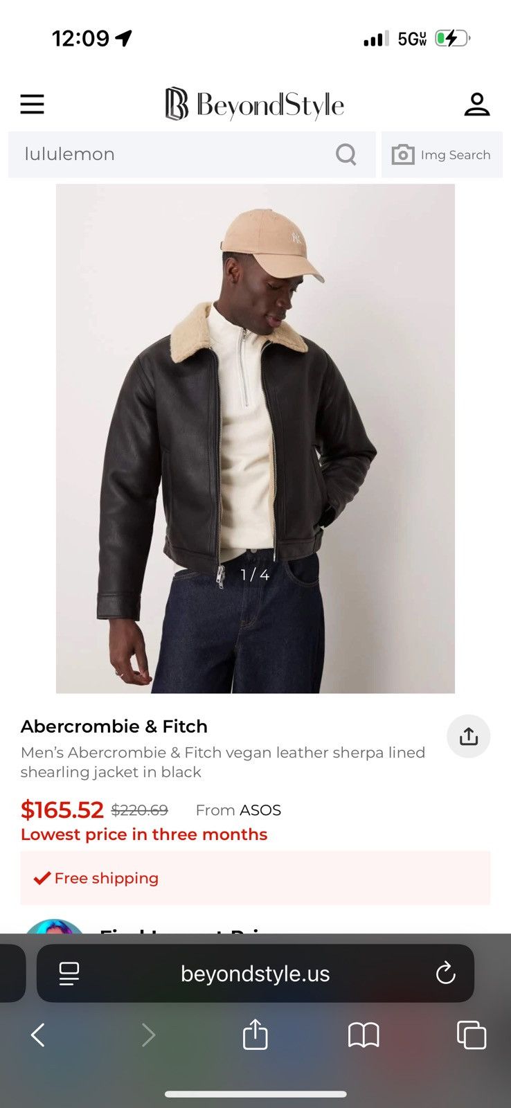 Abercrombie & Fitch Vegan leather jacket Size US L / EU 52-54 / 3 - 5 Thumbnail