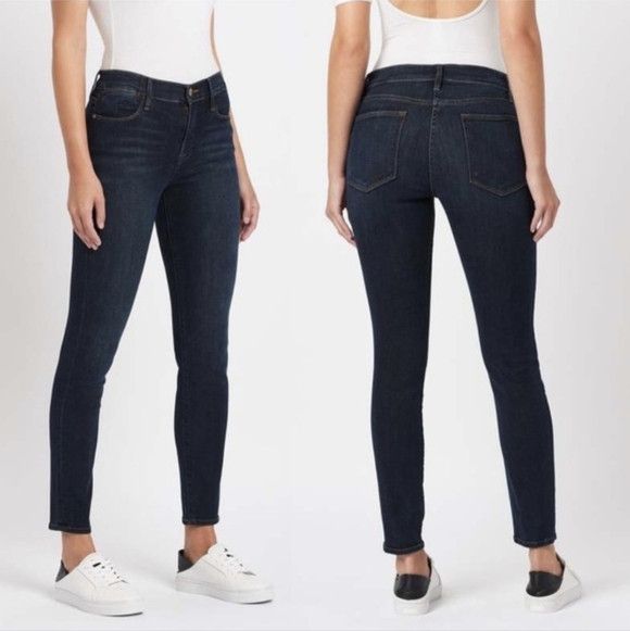 Frame Le High Harvard Skinny Jeans Denim Distressed School Size 26" / US 2 / IT 38 - 8 Thumbnail