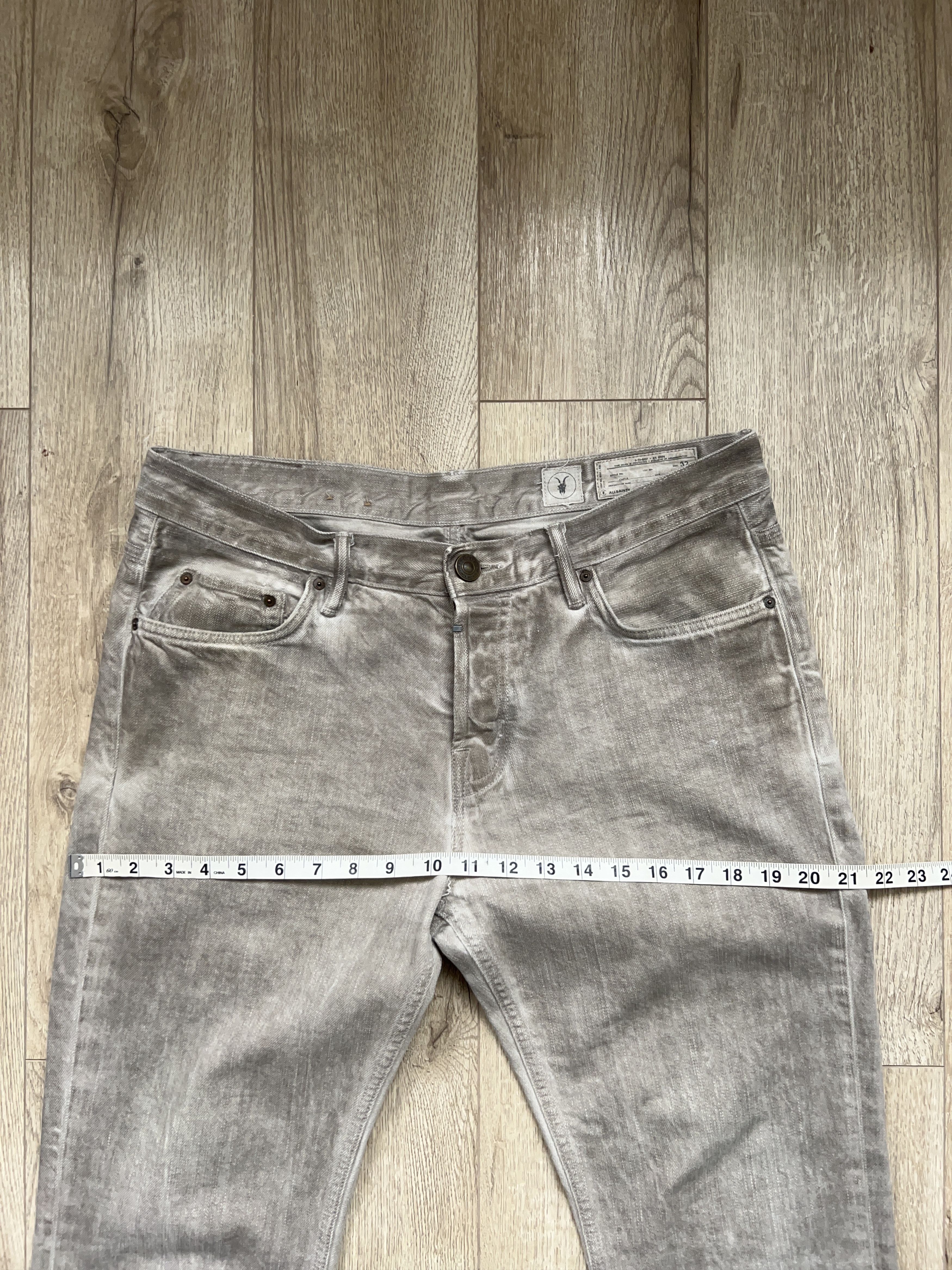 Allsaints Tumble Iggy Washed Cotton Denim Pants Jeans Everyday Size 32 Size US 32 / EU 48 - 11 Thumbnail