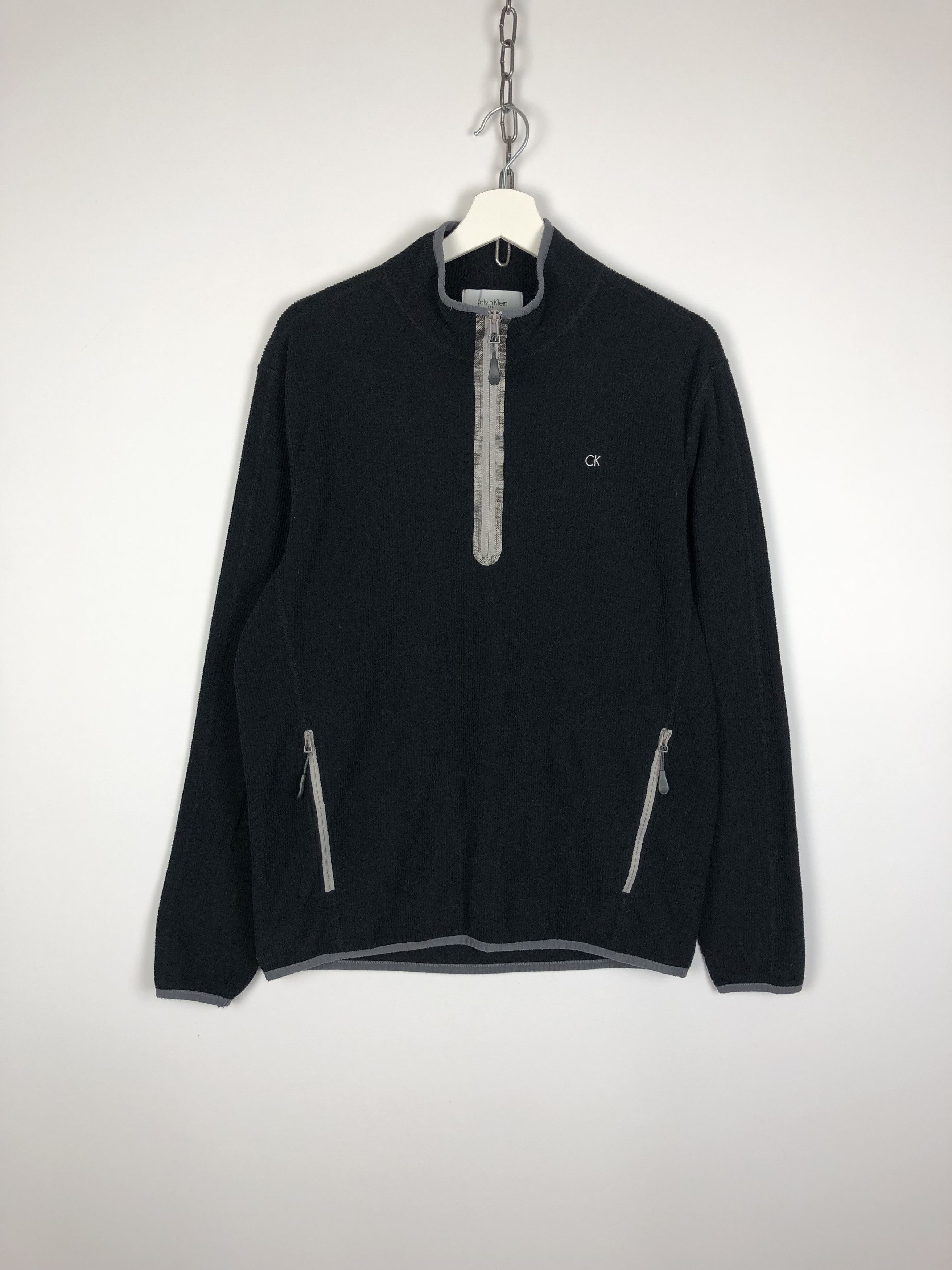 Calvin Klein Calvin Klein Golf Fleece Pullover Half Zip Black size L Size US L / EU 52-54 / 3 - 1 Thumbnail
