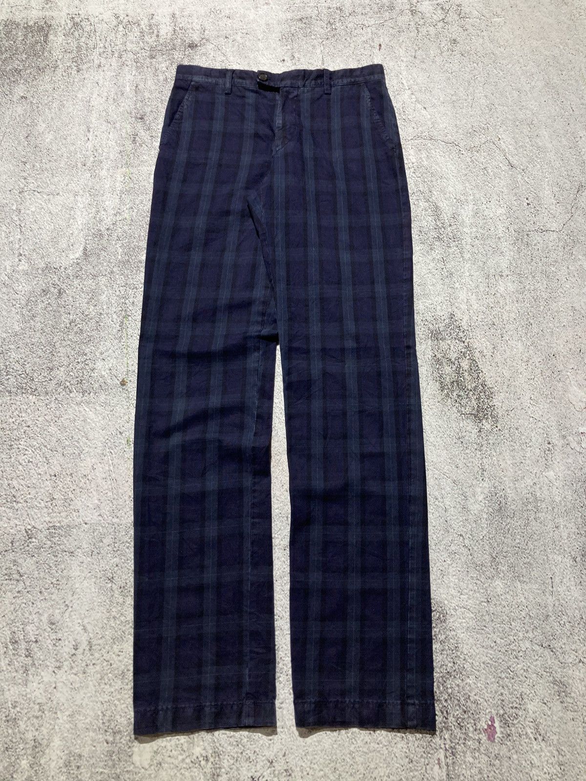 Etro 🇮🇹 Etro Made In Italy Casual Tartan Plaid Pants Luxury Size US 30 / EU 46 - 1 Thumbnail