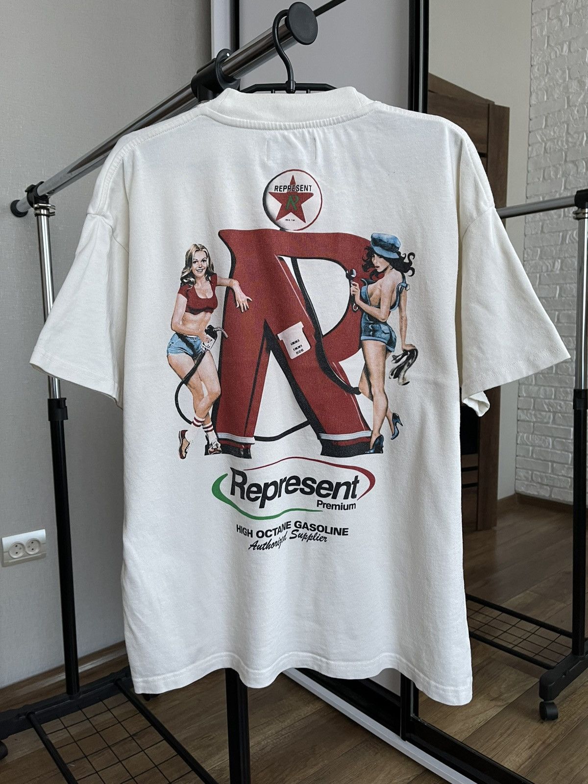 Represent Clo. Represent High Octane Gasoline Girls Logo T-Shirt Tee Size US S / EU 44-46 / 1 - 3 Thumbnail