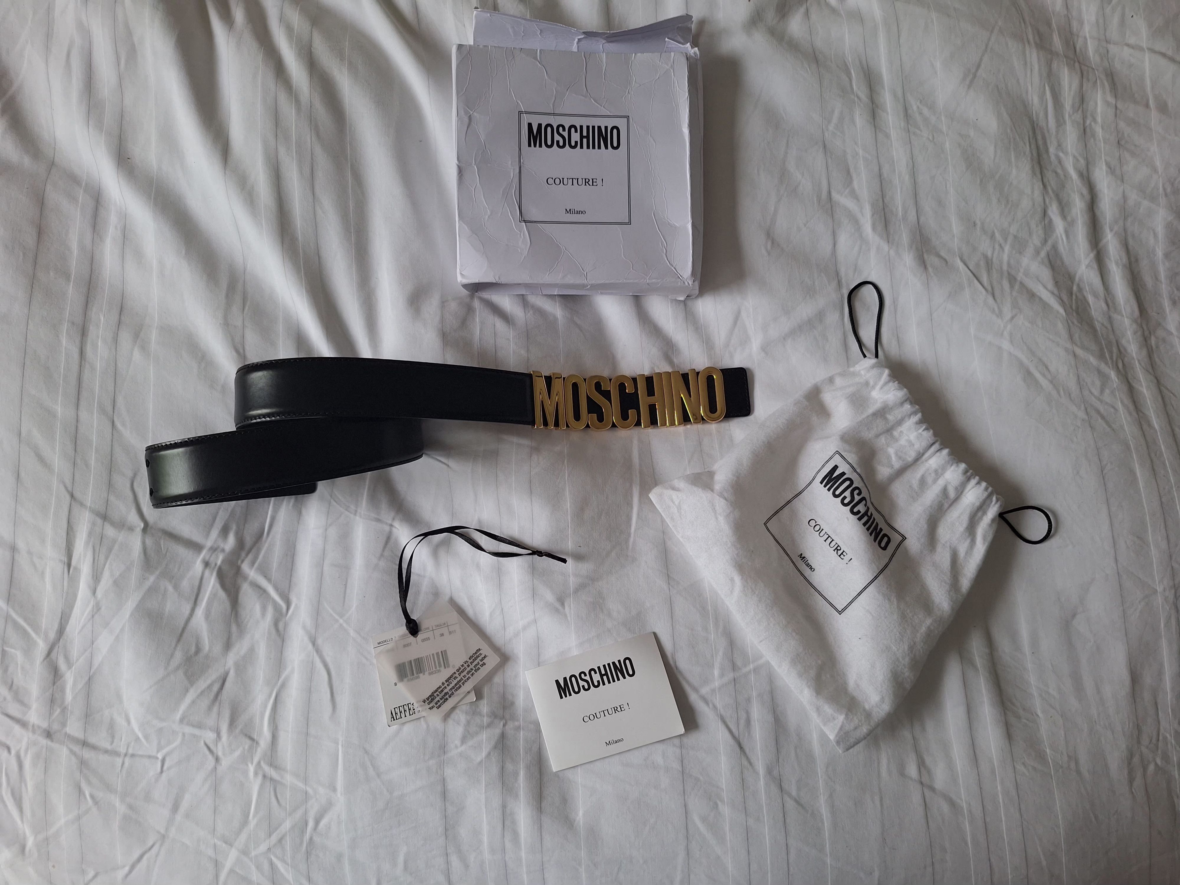 Moschino Moschino Belt Italian Size 38, UK XS Size ONE SIZE - 2 Thumbnail