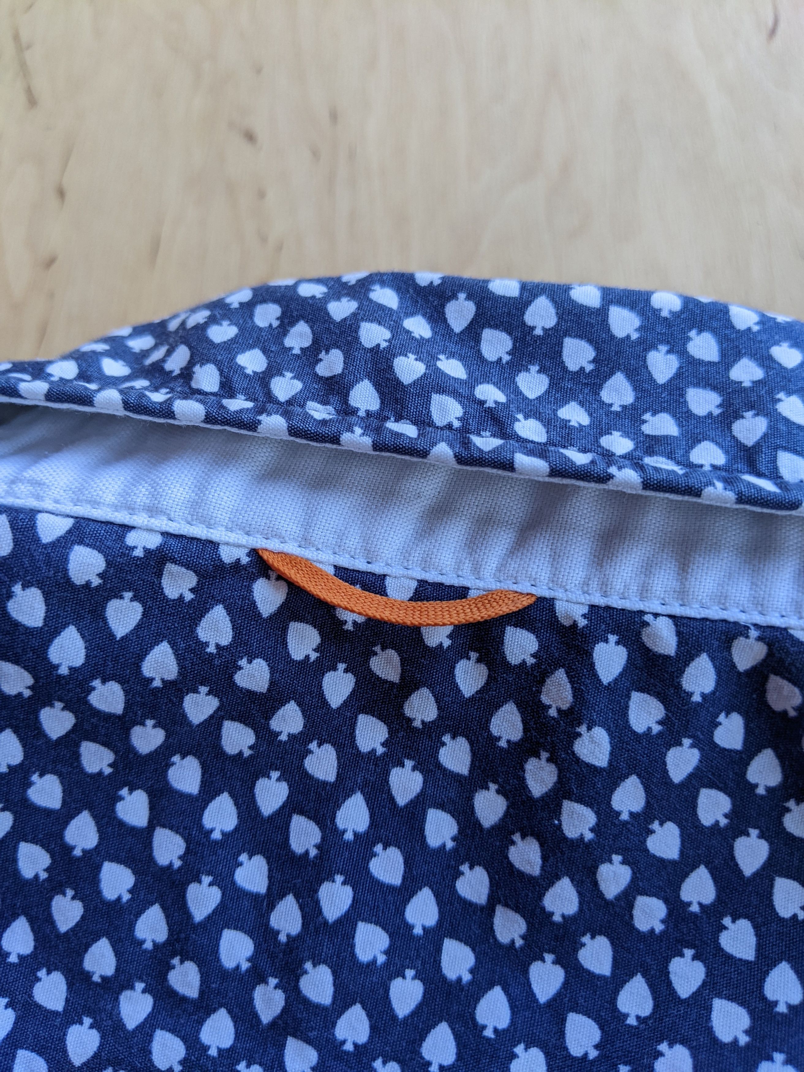 Hugo Boss × Vintage Hugo Boss Orange EslimE Vintage Shirt Printed Monogram Size US S / EU 44-46 / 1 - 9 Thumbnail