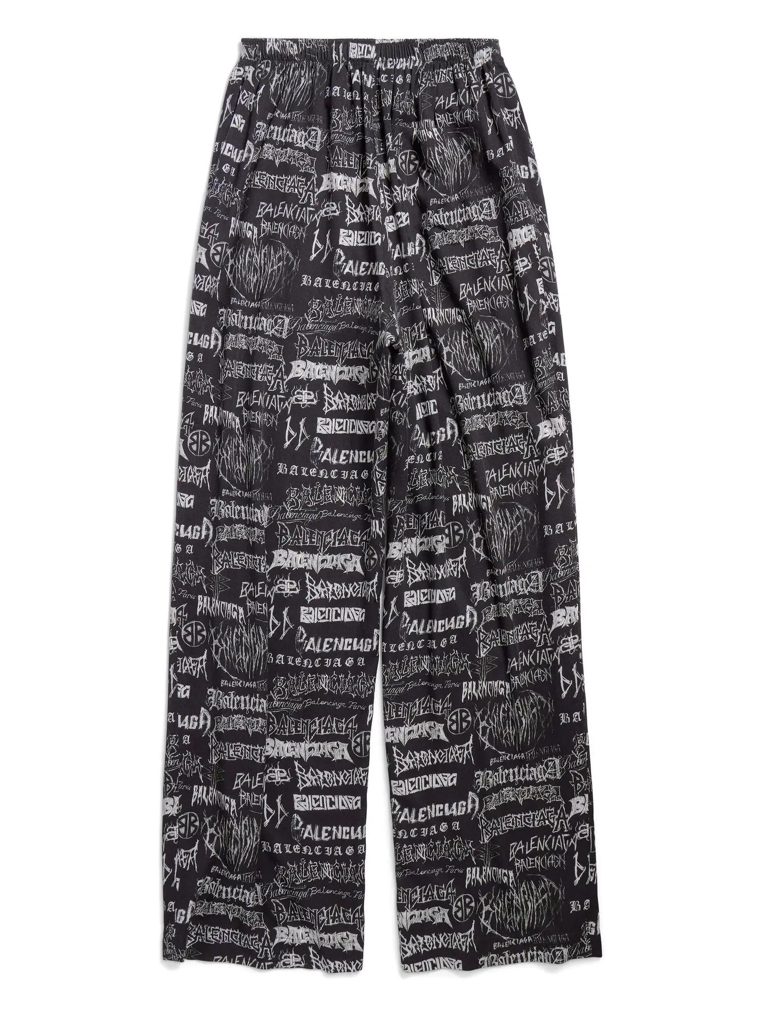 Balenciaga o1w1db10825 DIY Metal Allover Pyjama Pant in White Size US 34 / EU 50 - 5 Thumbnail
