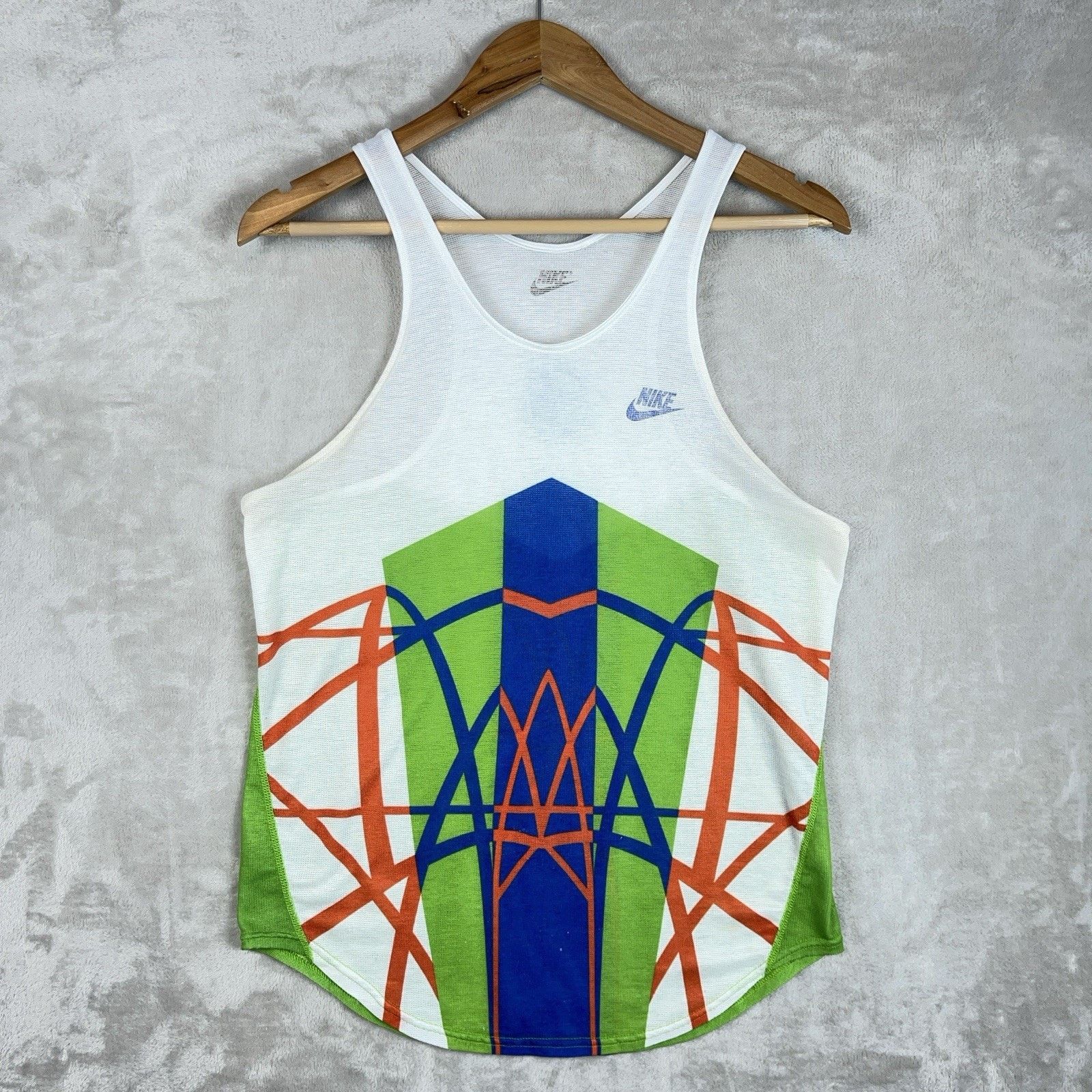 Nike 1990s Nike International Olympics Era Running Singlet Men's Size US S / EU 44-46 / 1 - 1 Thumbnail
