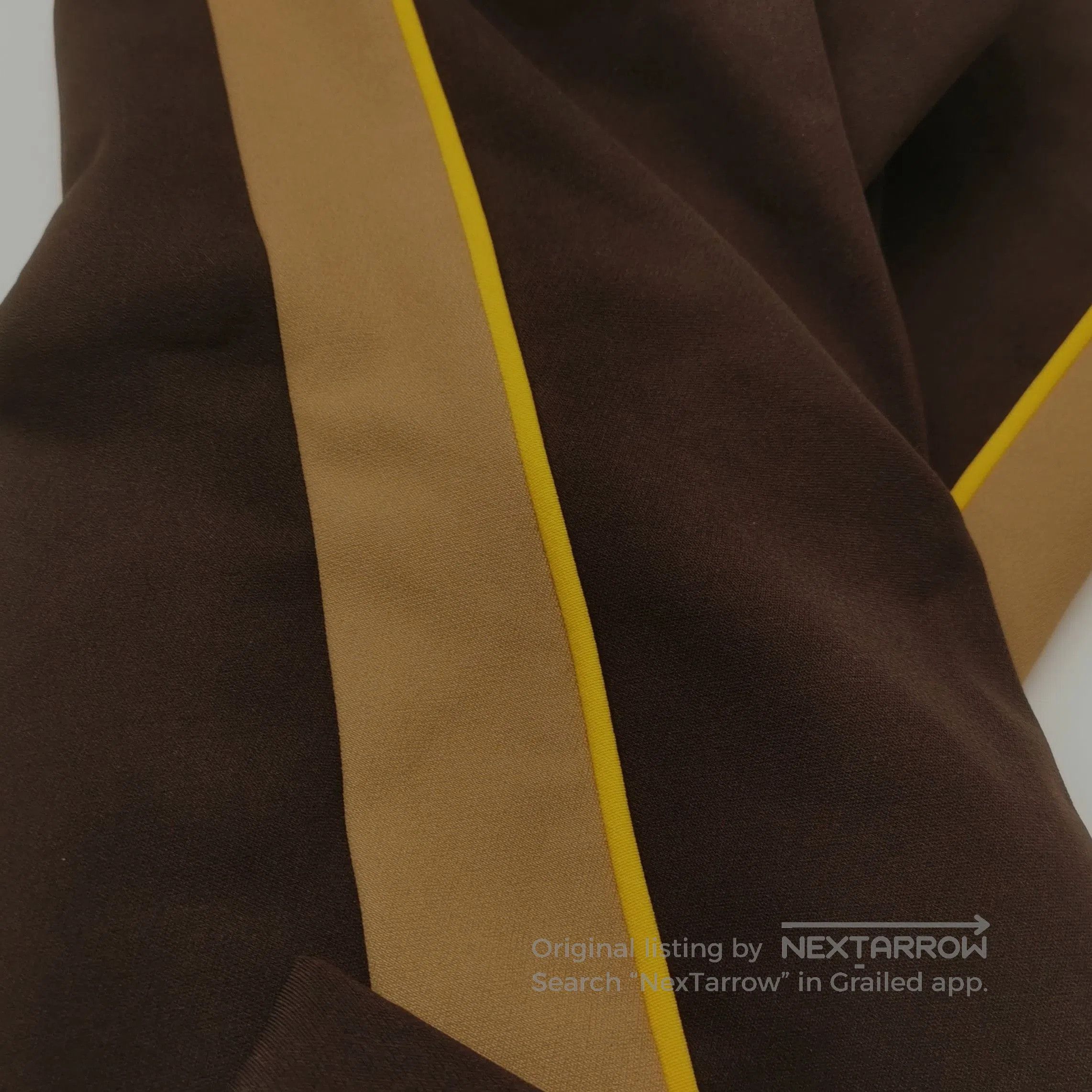 Prada Prada Brown Drawstring Detail Straight Pants. Size US 36 / EU 52 - 8 Thumbnail
