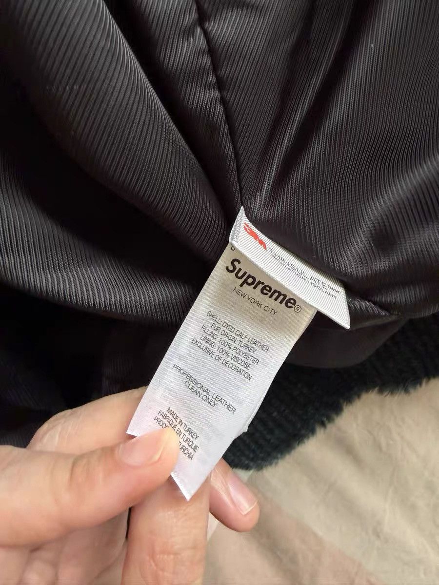 Supreme Supreme 25SS Ponyhair Varsity Jacket Green Size US M / EU 48-50 / 2 - 10 Thumbnail