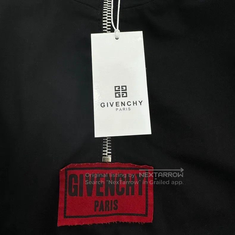 Givenchy Givenchy Black Labeled Logo Semi-zip Windbreaker Size US M / EU 48-50 / 2 - 3 Thumbnail