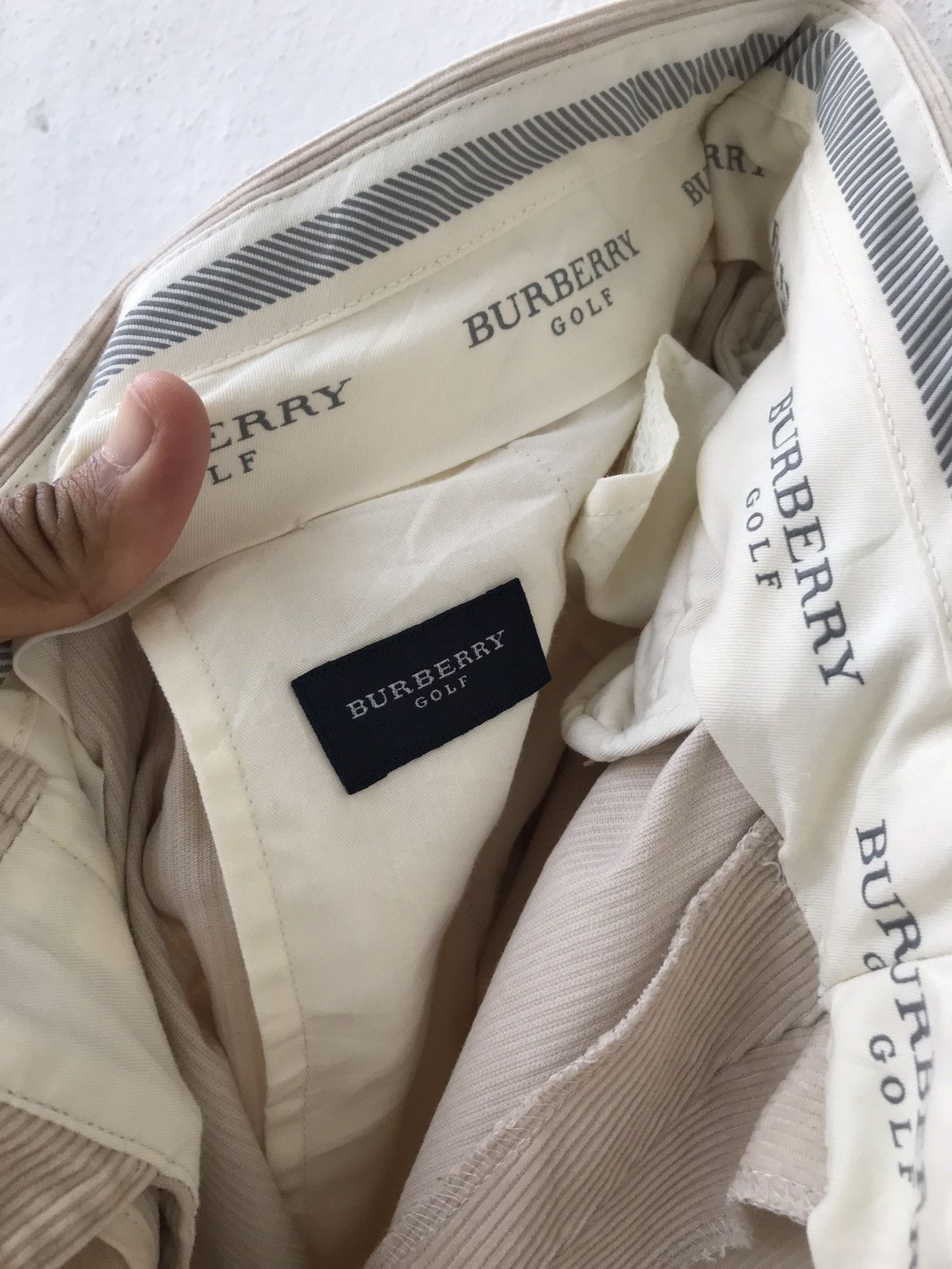 Burberry × Burberry Prorsum Burberry Golf Corduroy pants Size US 35 - 9 Thumbnail