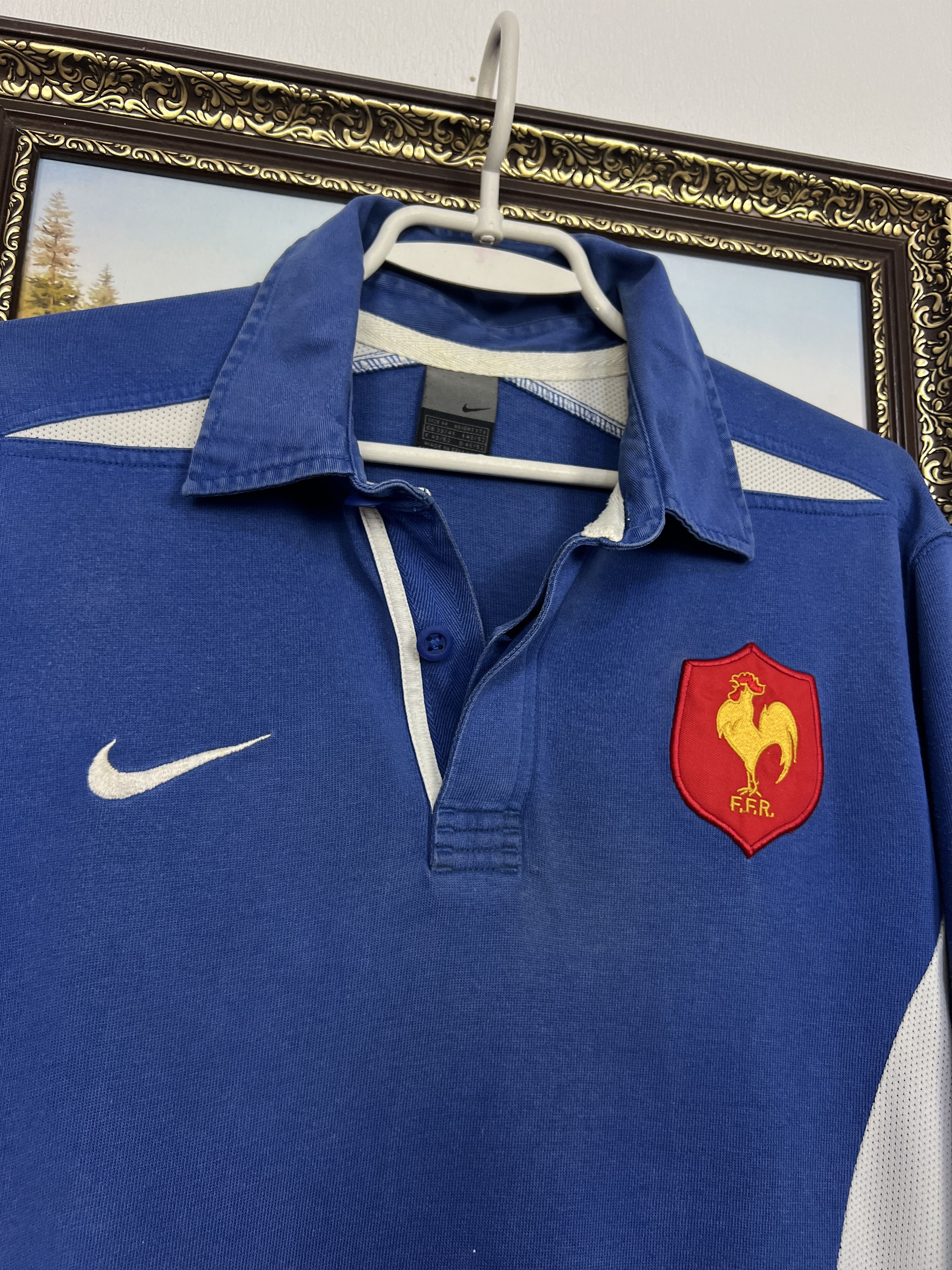 Nike Vintage Francel Rugby Union Long Sleeve Jersey Trikot Rare Size US M / EU 48-50 / 2 - 3 Thumbnail