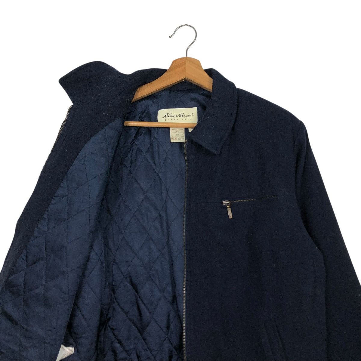 Vintage 🔥VINTAGE ZIPPER WOOL CROPPED JACKET EDDIE BAUER ISSEY MIYAKE Size S / US 4 / IT 40 - 14 Thumbnail