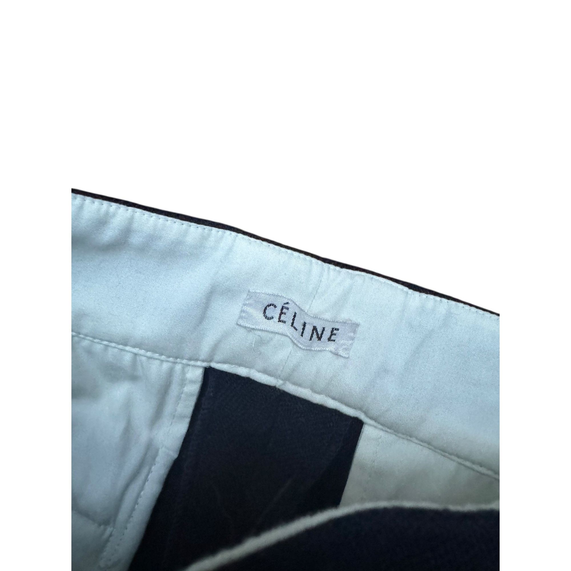 Celine Phoebe Philo Fall 2010 Runway Navy Wool Sailor Pants Size 27" / US 4 / IT 40 - 7 Thumbnail