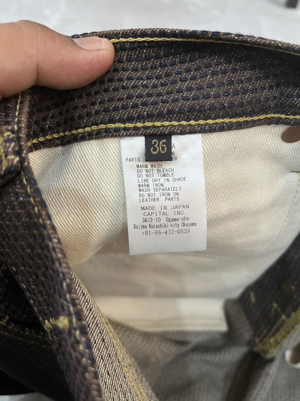 Kapital Kapital Century Denim Monkey Cisco 5p Jeans Size US 36 / EU 52 - 10 Thumbnail