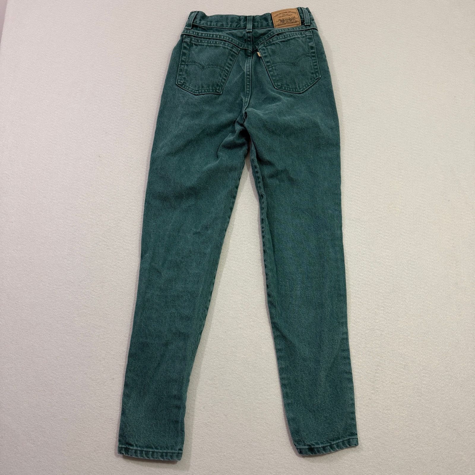 Vintage Vintage Levis 900 Jeans Women's 7 Green Mom High Rise 90s Size 26" / US 2 / IT 38 - 8 Thumbnail