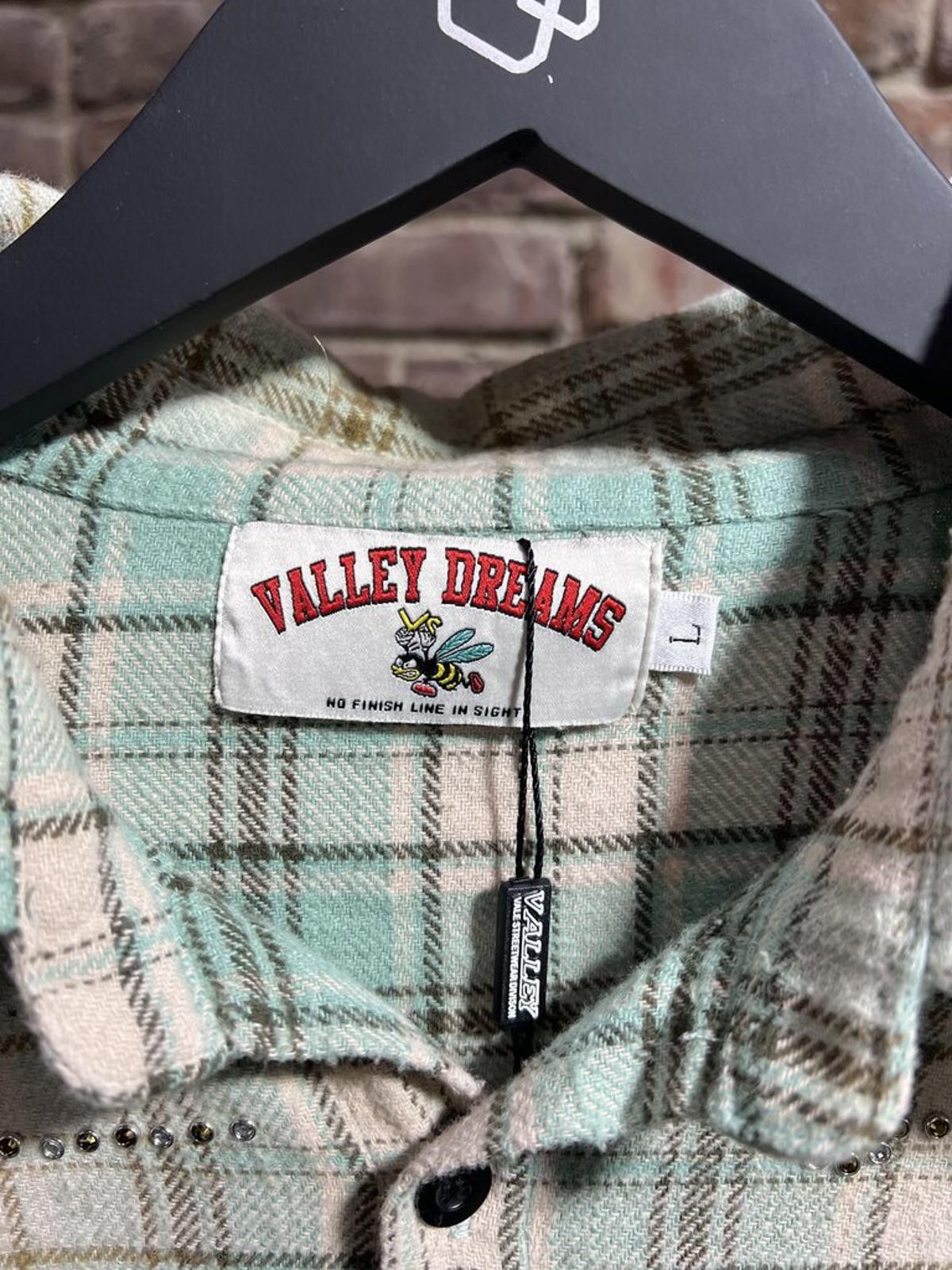 Vale Vale Forever Gemstone Flannel Green Sz. L Size US L / EU 52-54 / 3 - 3 Thumbnail