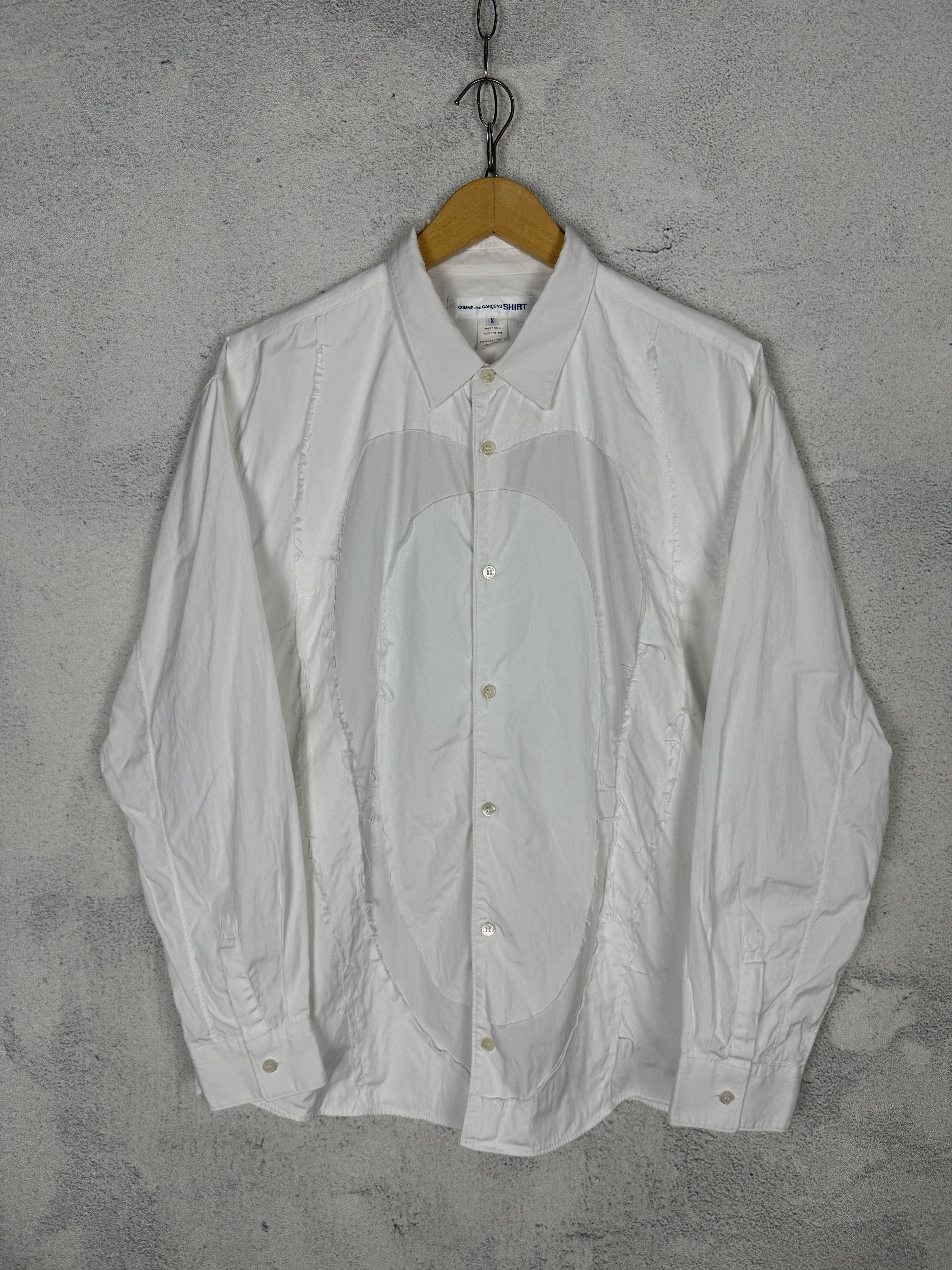 Comme des Garcons Comme Des Garcons Deconstructed Stitch Button Up Shirt Size US L / EU 52-54 / 3 - 7 Thumbnail
