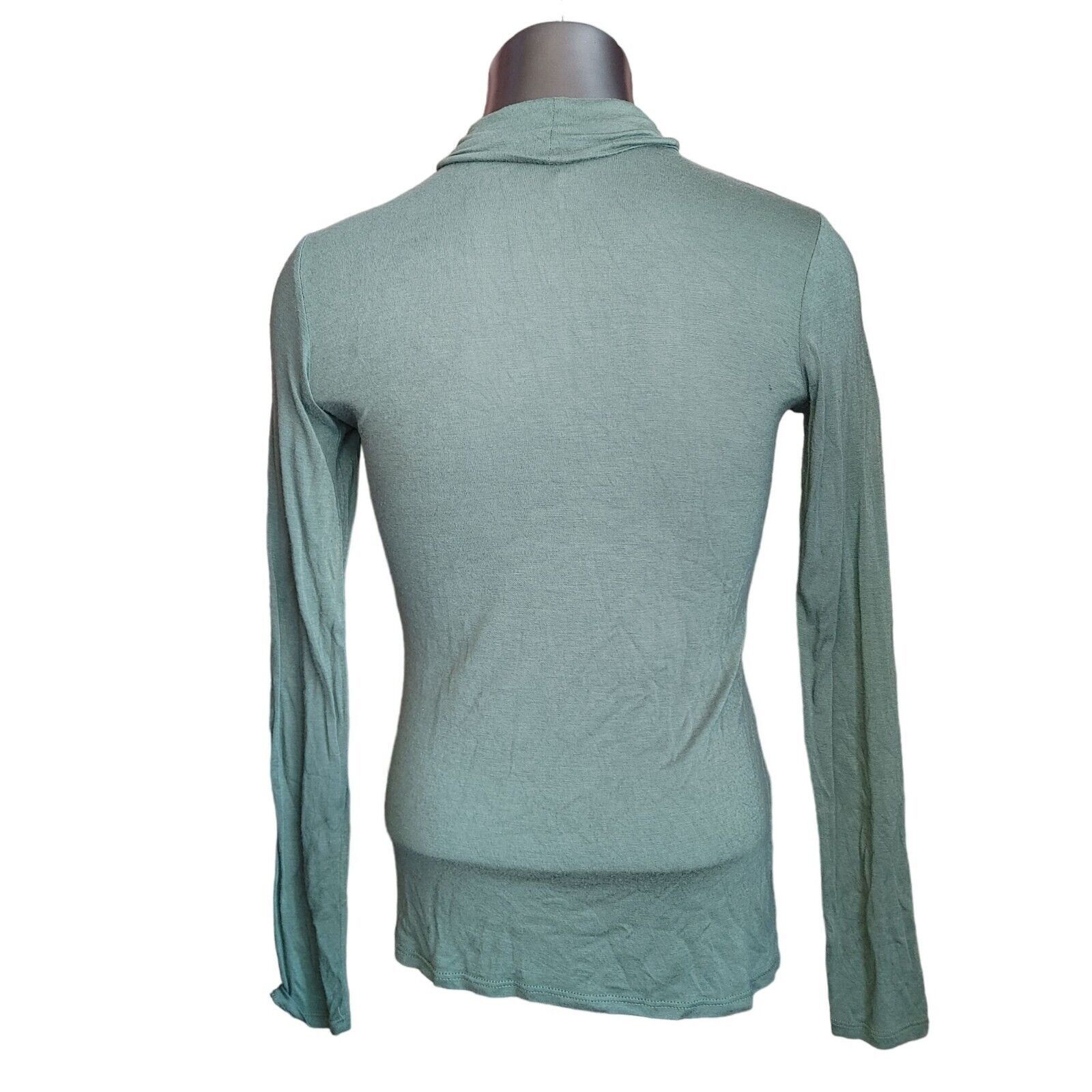 MCM MCM Womens M Long Sleeve Tight Knit Mock Neck Top Shirt Size M / US 6-8 / IT 42-44 - 2 Thumbnail
