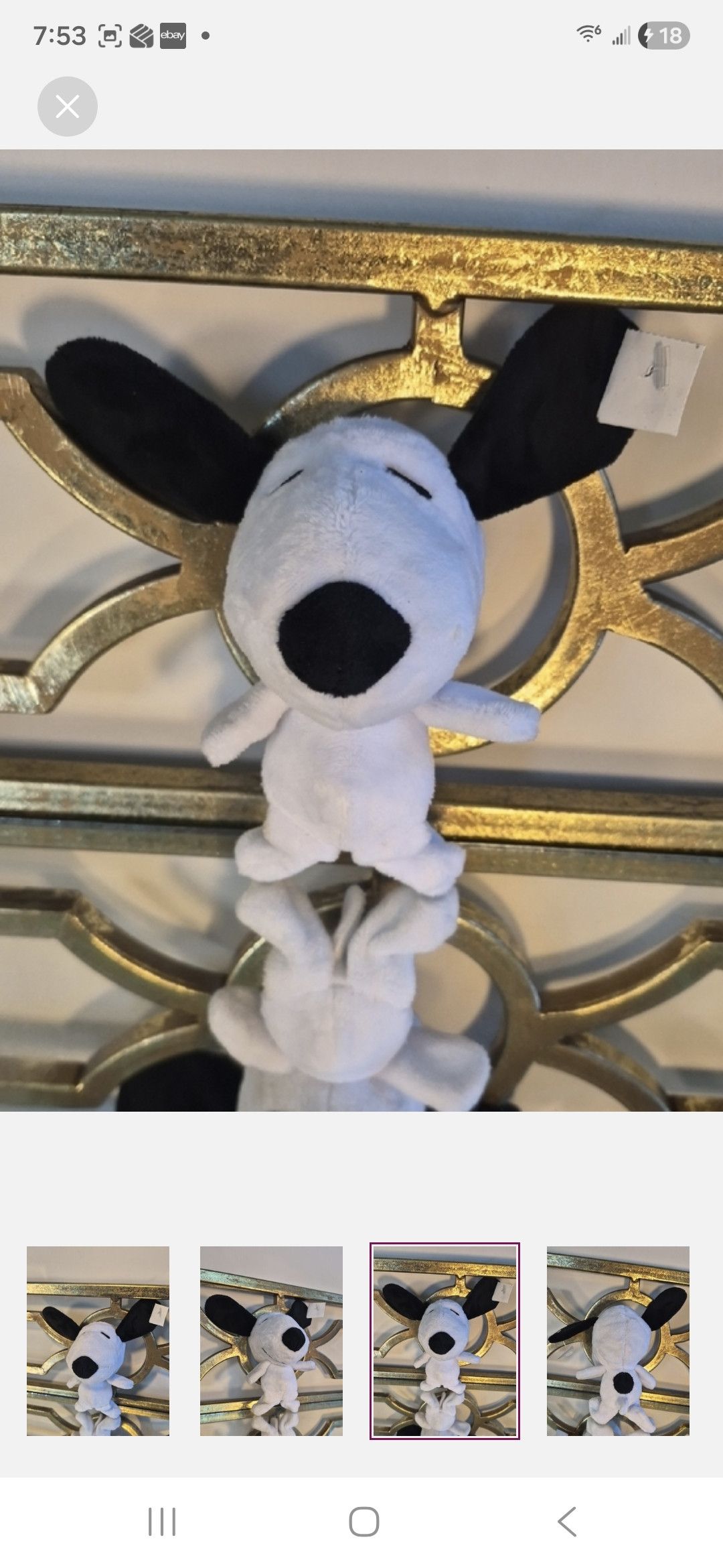 Other Peanuts Snoopy Plush Size ONE SIZE - 1 Thumbnail