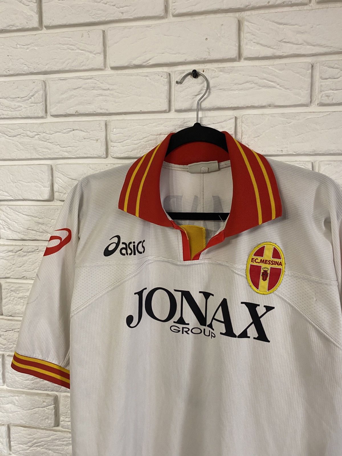 Asics Vintage ASICS ACR Messina Away Jersey - S. Marra #6 -2001/02 Size US XL / EU 56 / 4 - 2 Thumbnail