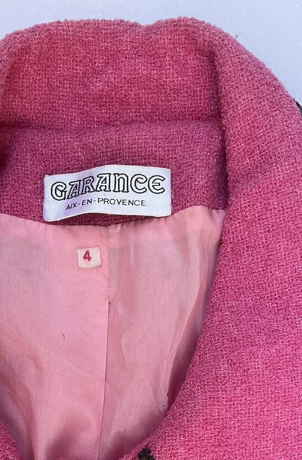 Vintage Pink vintage wool blazer jacket Size XL / US 12-14 / IT 48-50 - 10 Thumbnail